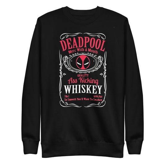 Suéter Deadpool Whiskey, Disponible en la mejor tienda online para comprar tu merch favorita, la mejor Calidad, compra Ahora!