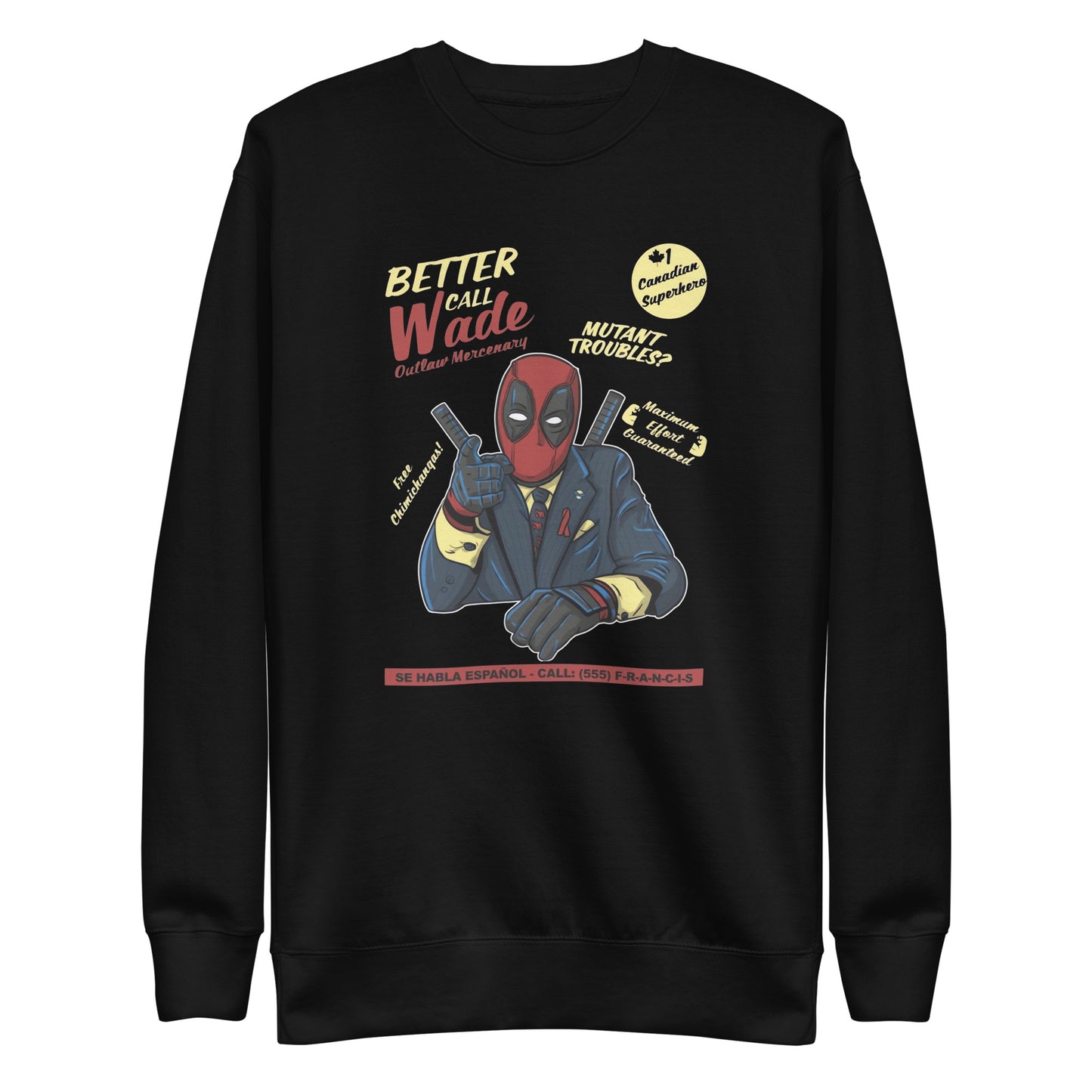 Suéter Better Call Wade, Disponible en la mejor tienda online para comprar tu merch favorita, la mejor Calidad, compra Ahora!