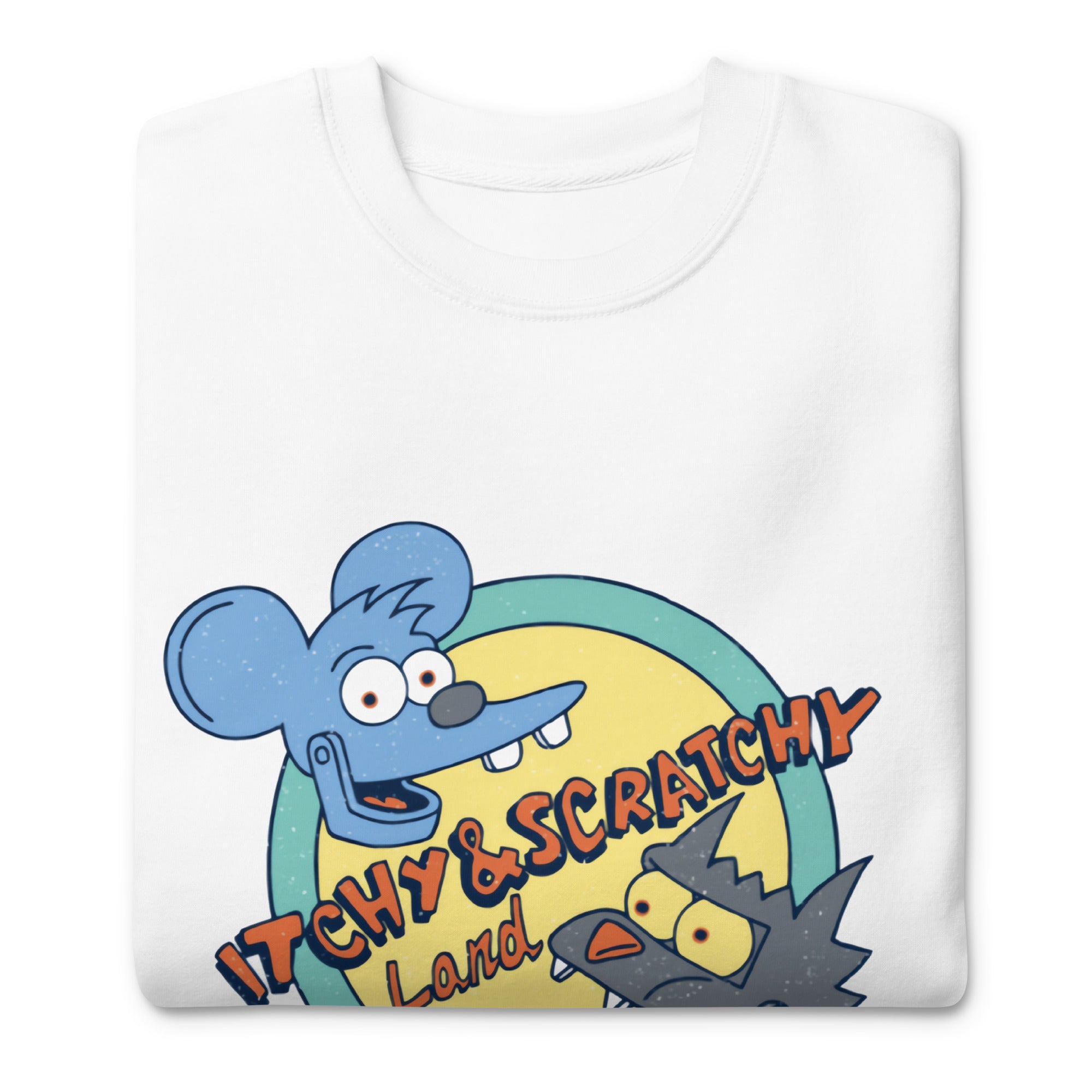 Suéter Itchy and Scratchy, Disponible en la mejor tienda online para comprar tu merch favorita, la mejor Calidad, compra Ahora!