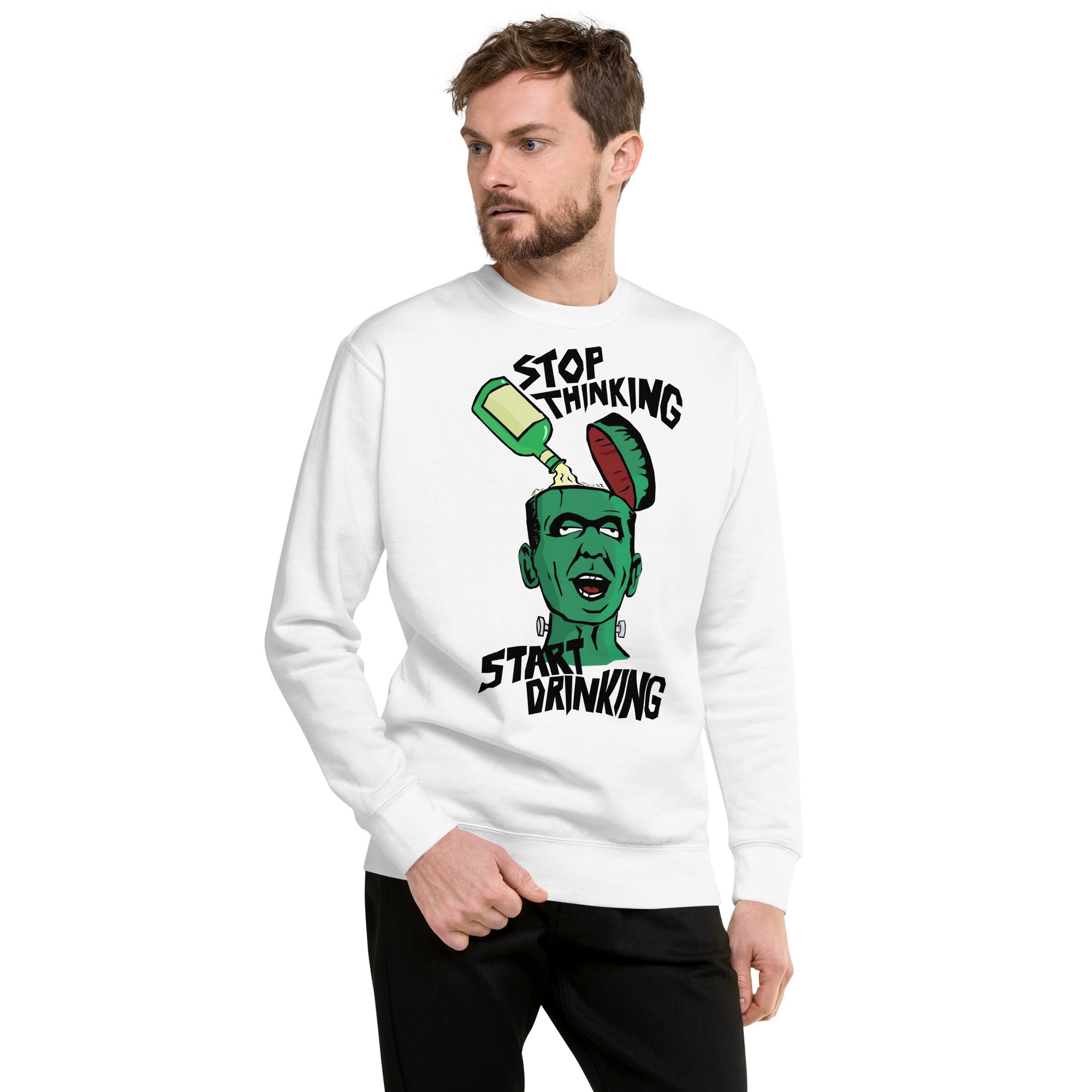 Sudadero Stop Thinking Disponible en Superstar, la mejor tienda online para comprar tu merch favorita, la mejor Calidad, compra Ahora en Superstar!