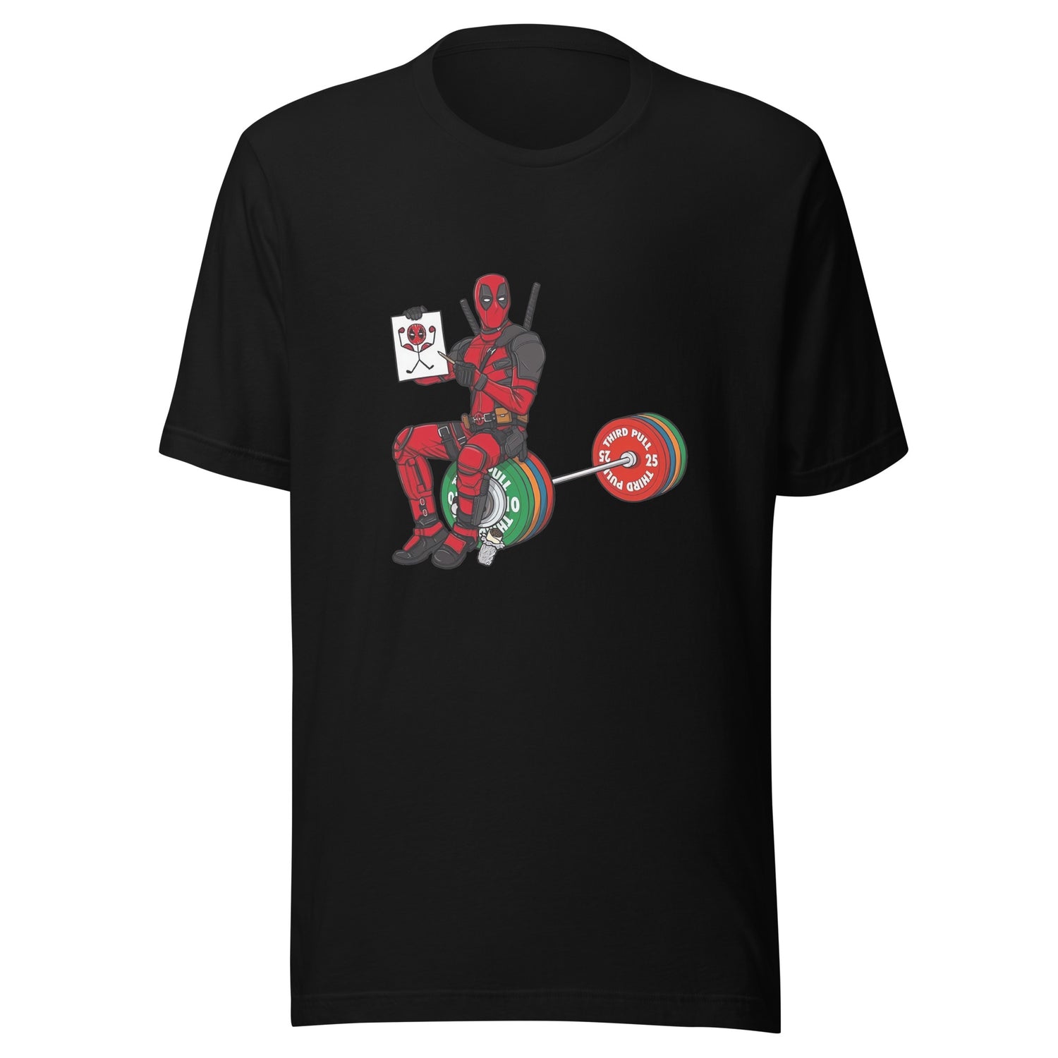 ¡Compra el mejor merchandising en Superstar! Encuentra diseños únicos y de alta calidad en playeras, Playera DeadLift con Deadpool