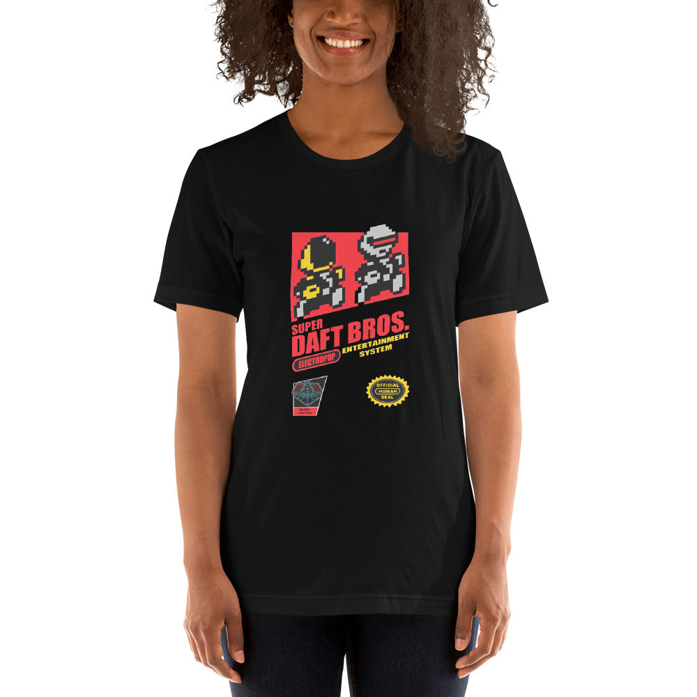 ¡Compra el mejor merchandising en Superstar! Encuentra diseños únicos y de alta calidad en playeras, Playera Super Daft Bros.