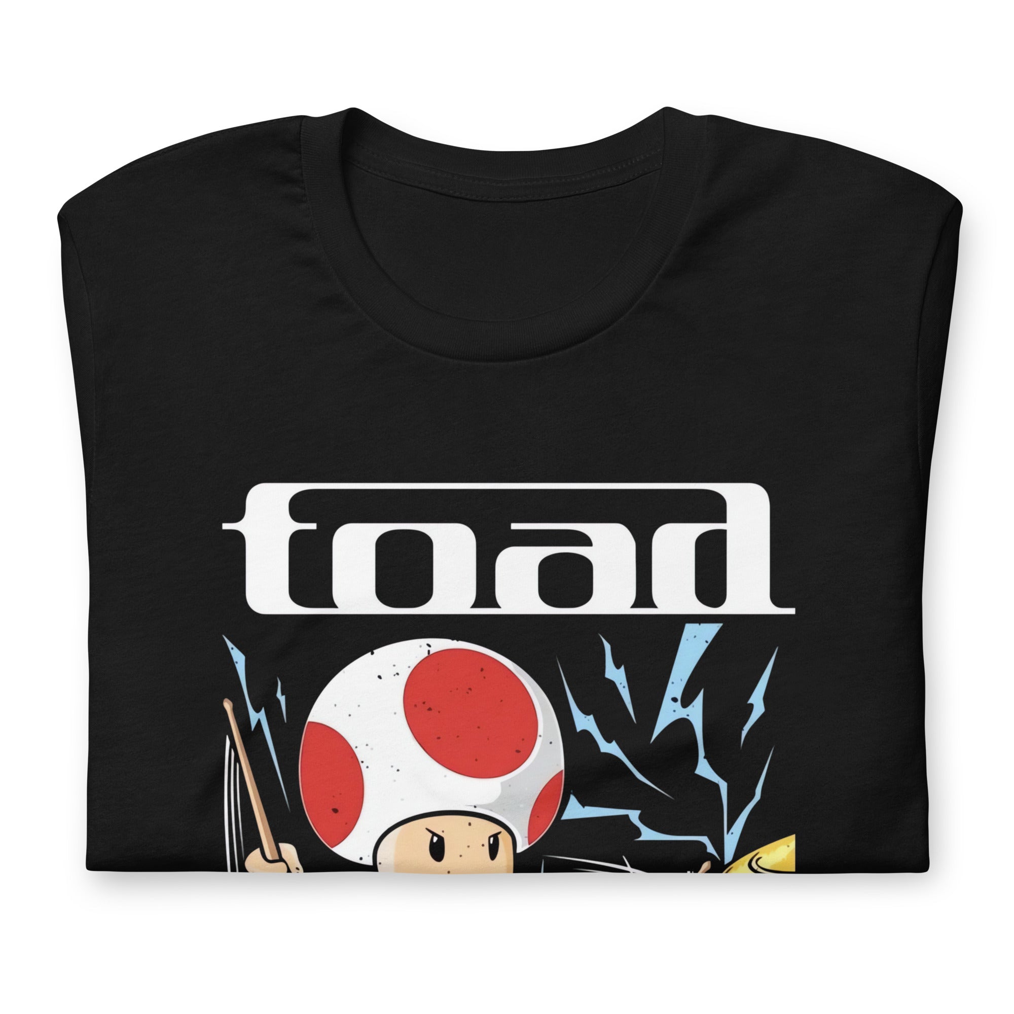 Playera de Toad, Es un producto de ropa que es ideal para los fanáticos de Mario Bross y Tool muestra tu amor de manera divertida y original.