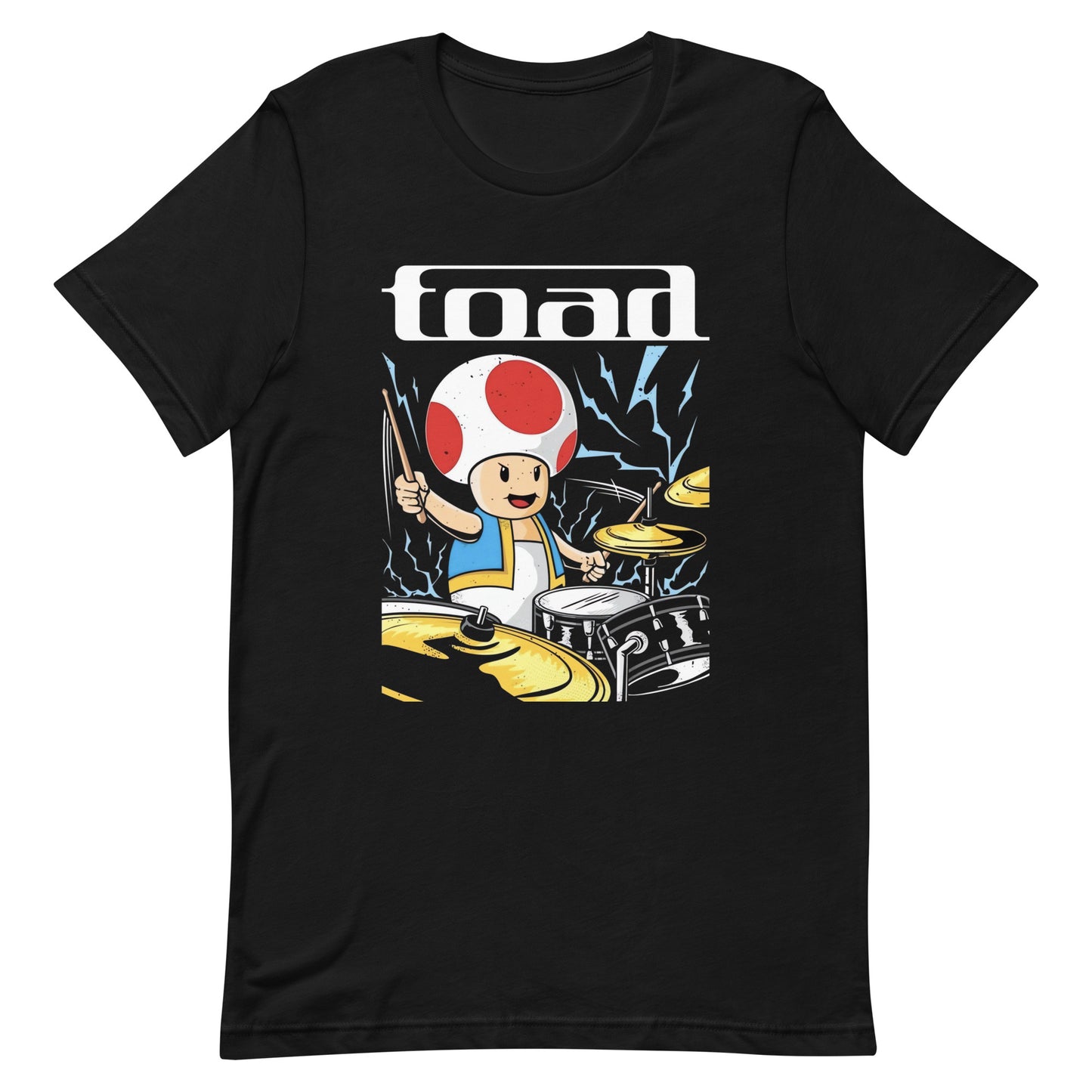 Playera de Toad, Es un producto de ropa que es ideal para los fanáticos de Mario Bross y Tool muestra tu amor de manera divertida y original.