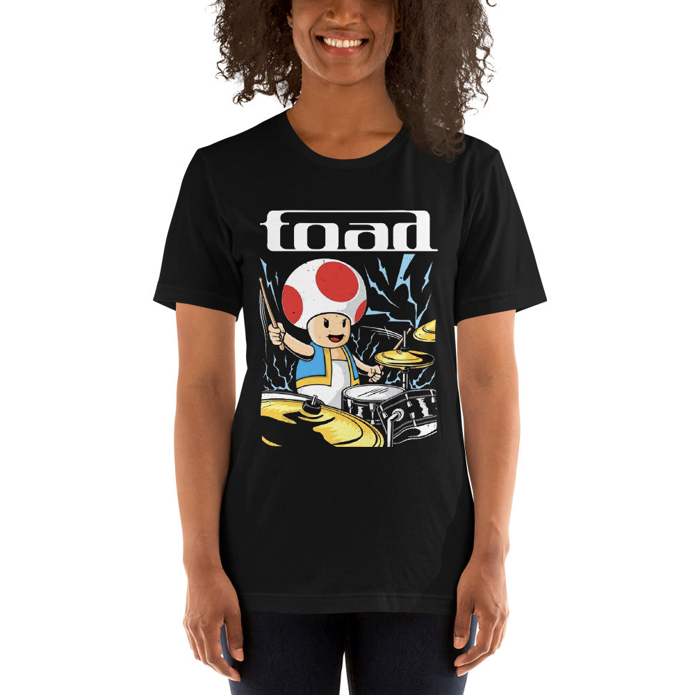 Playera de Toad, Es un producto de ropa que es ideal para los fanáticos de Mario Bross y Tool muestra tu amor de manera divertida y original.