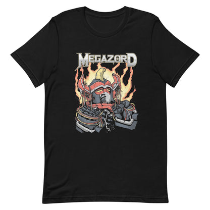 Playera Megazord, Es un producto de ropa que es ideal para los fanáticos de Los Power Rangers y Megadeth. Disponible en tallas y opciones de envío.