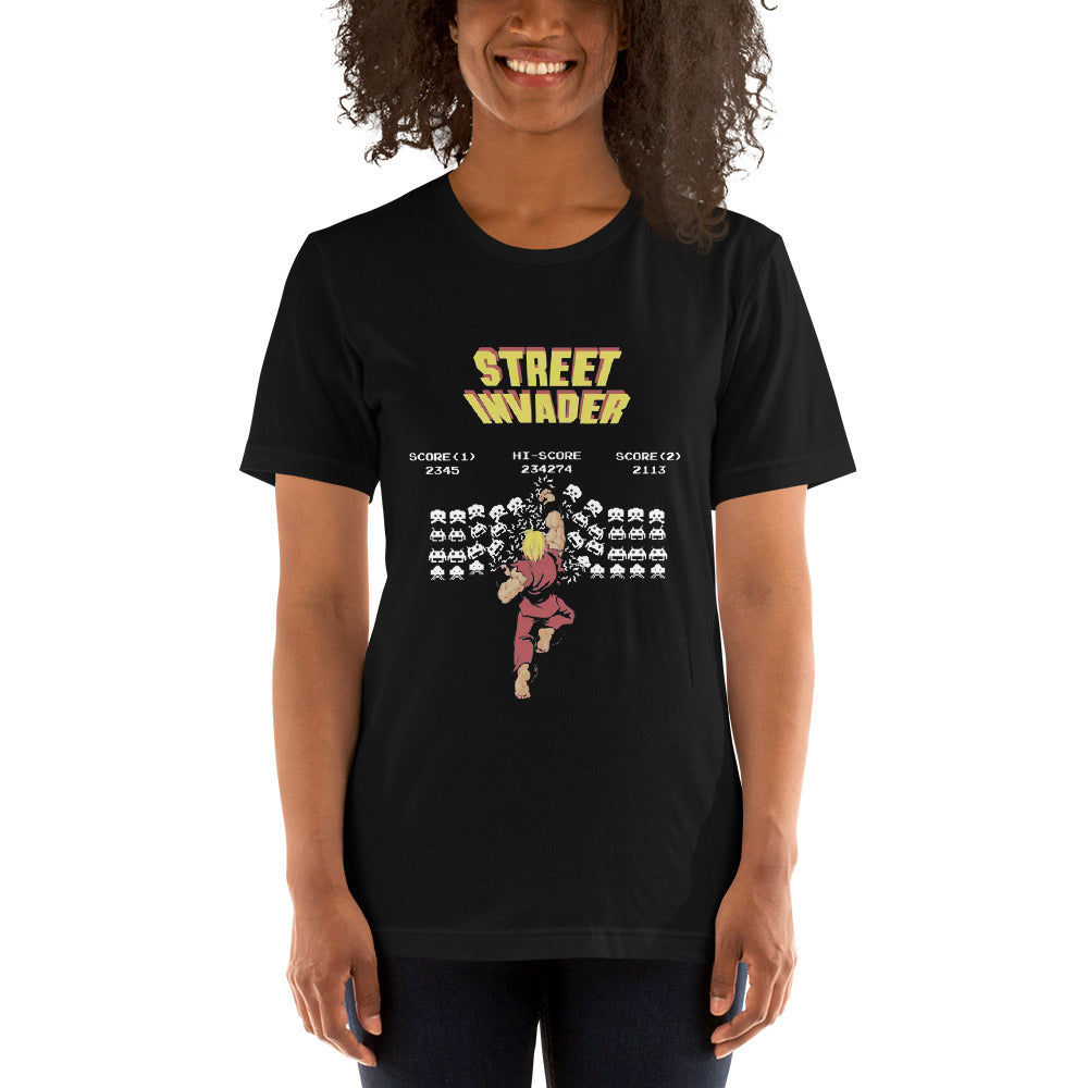 Camiseta Street Invader, nuestras opciones de playeras son Unisex. disponible en Superstar. Compra y envíos internacionales.