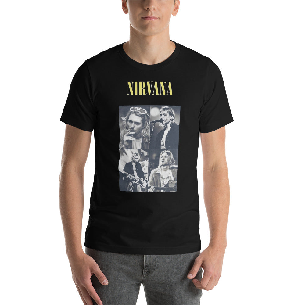 Camiseta kurt cobain hot sale