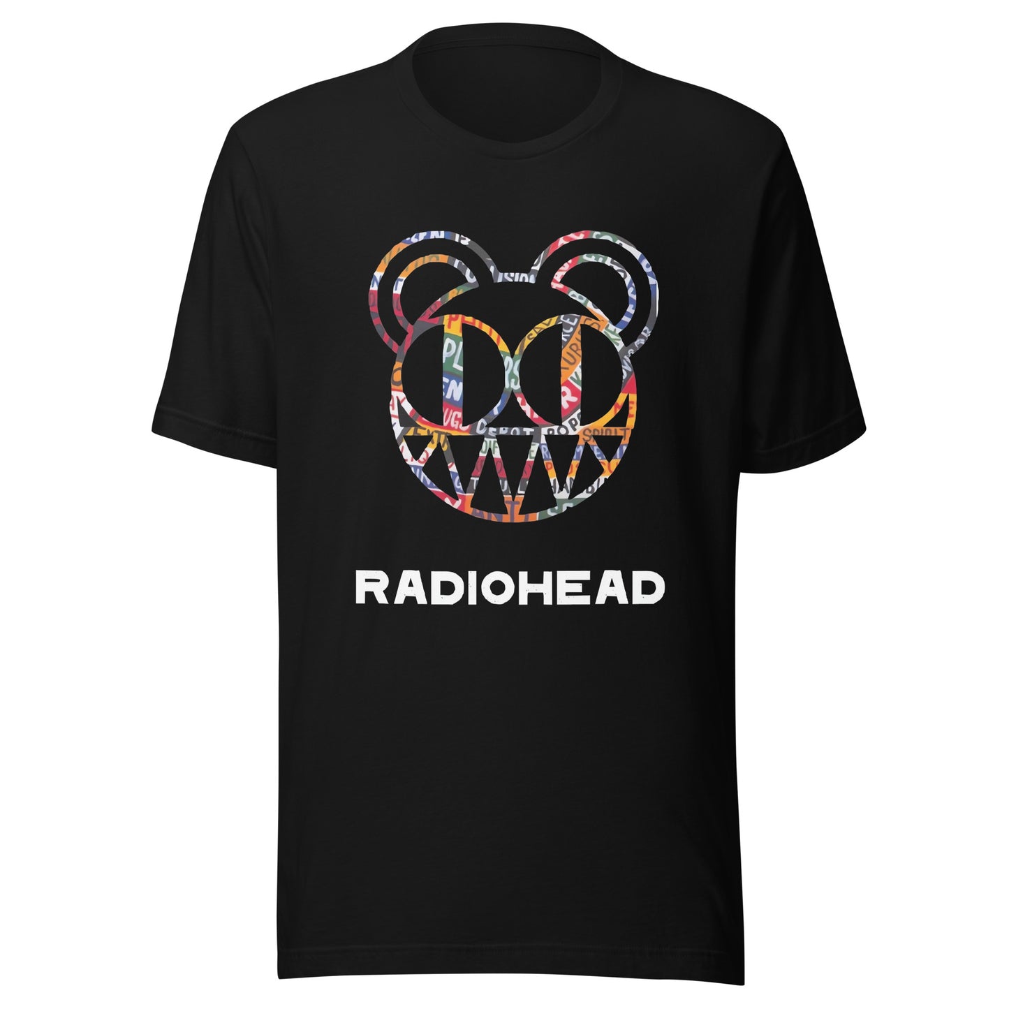 Camiseta Radiohead Colors, nuestras opciones de playeras son Unisex. disponible en Superstar. Compra y envíos internacionales.
