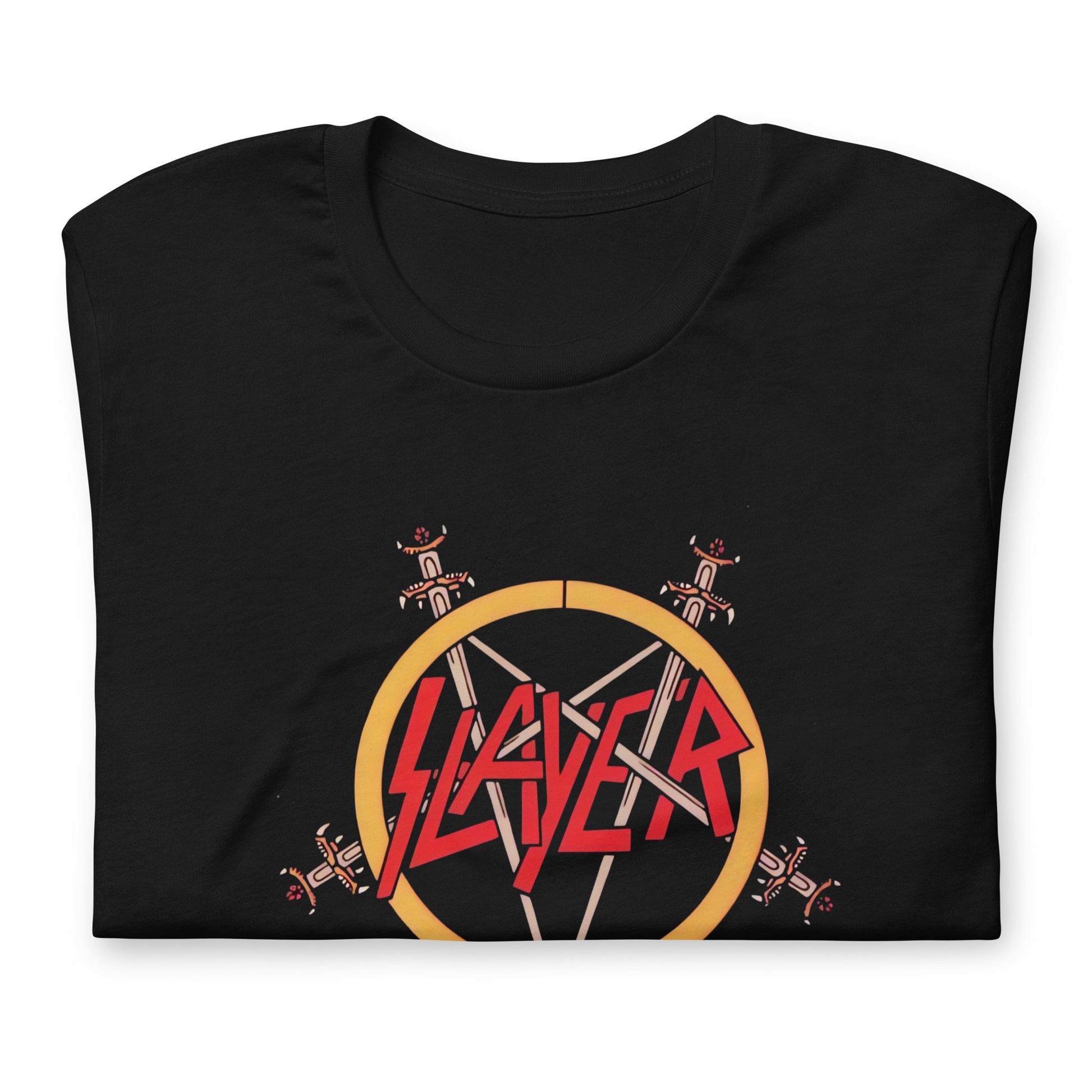Si eres un fanático de la música metal, no te puedes perder la oportunidad de tener la playera de Slayer. comprar en linea. envíos internacionales.
