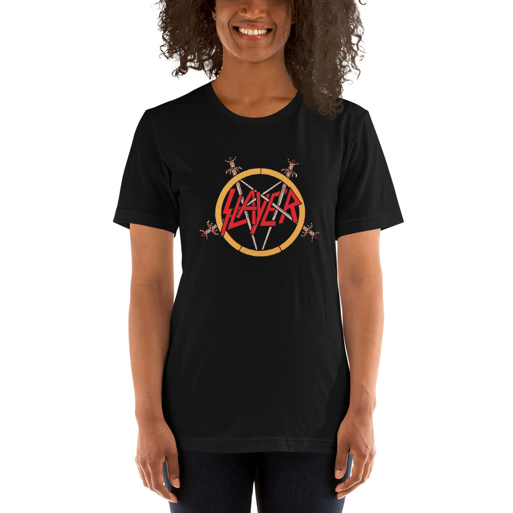 Si eres un fanático de la música metal, no te puedes perder la oportunidad de tener la playera de Slayer. comprar en linea. envíos internacionales.