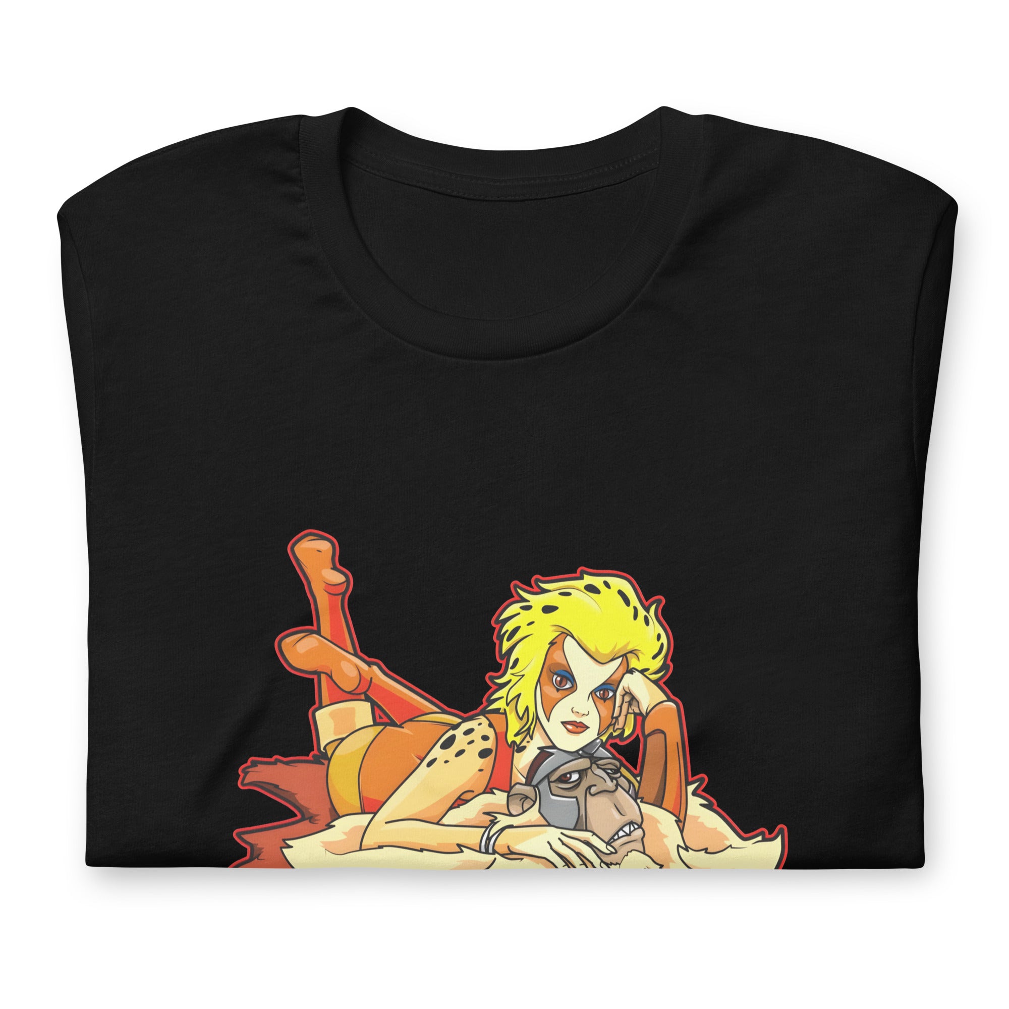 Playera Cheetara Monkian Carpet, Es un producto de ropa que es ideal para los fanáticos de Los Thundercats. envíos a todo el mundo