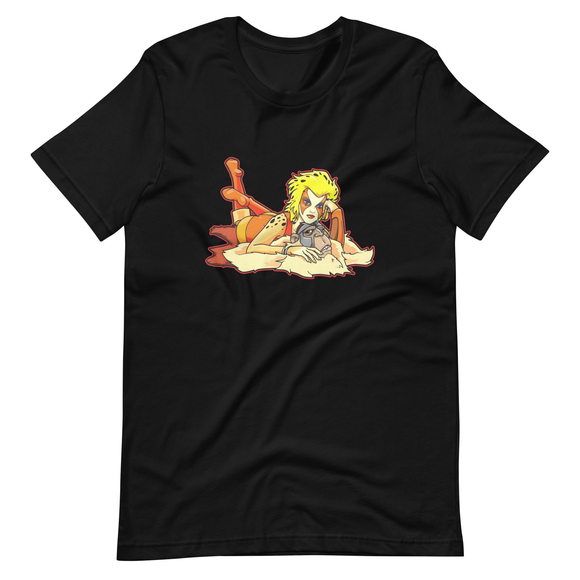 Playera Cheetara Monkian Carpet, Es un producto de ropa que es ideal para los fanáticos de Los Thundercats. envíos a todo el mundo