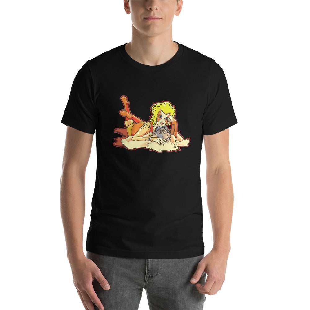 Playera Cheetara Monkian Carpet, Es un producto de ropa que es ideal para los fanáticos de Los Thundercats. envíos a todo el mundo