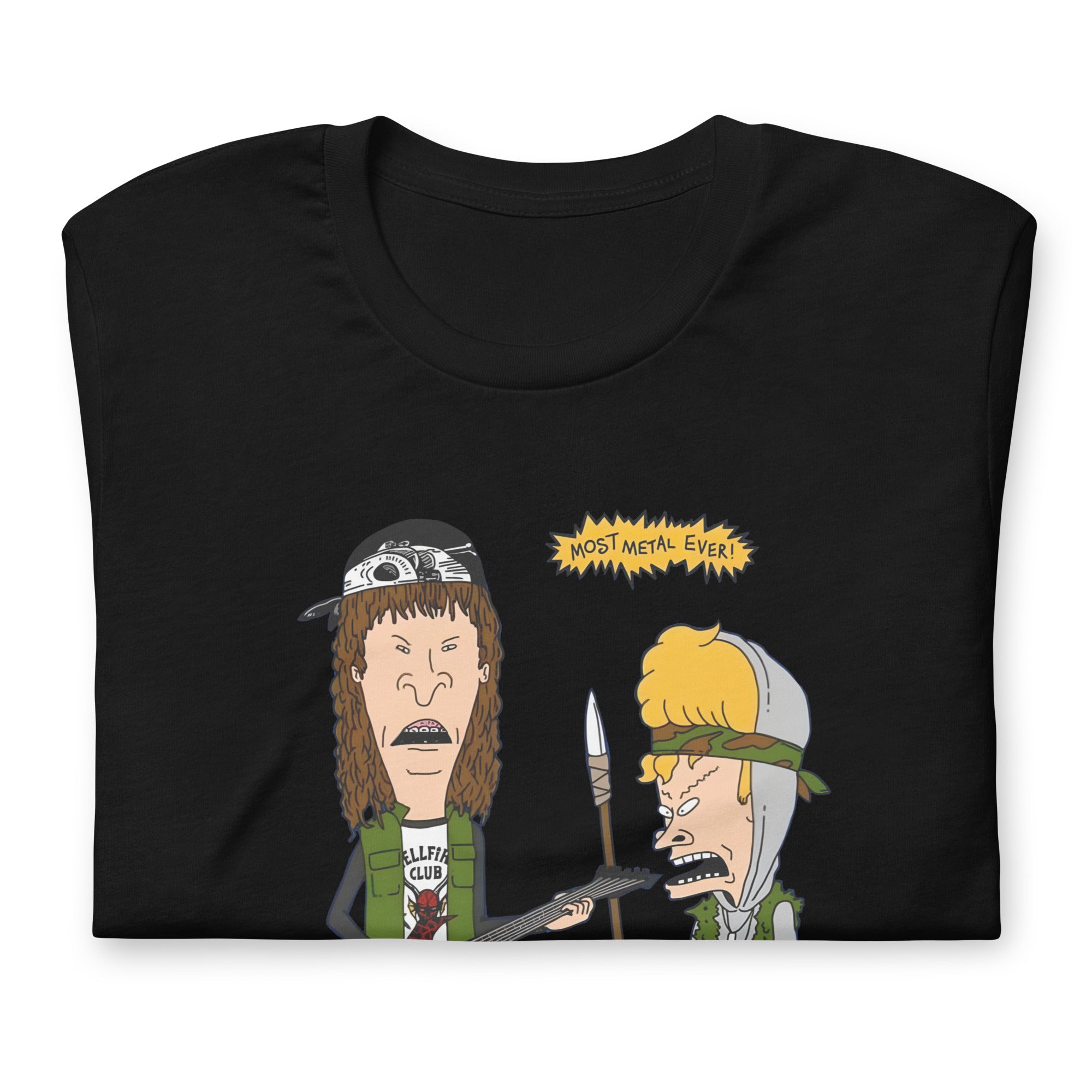 Playera hellfire club Beavis and butt-head. El mejor lugar para conseguir camisetas de Stranger Things en Línea. compra ahora y recibe a domicilio.