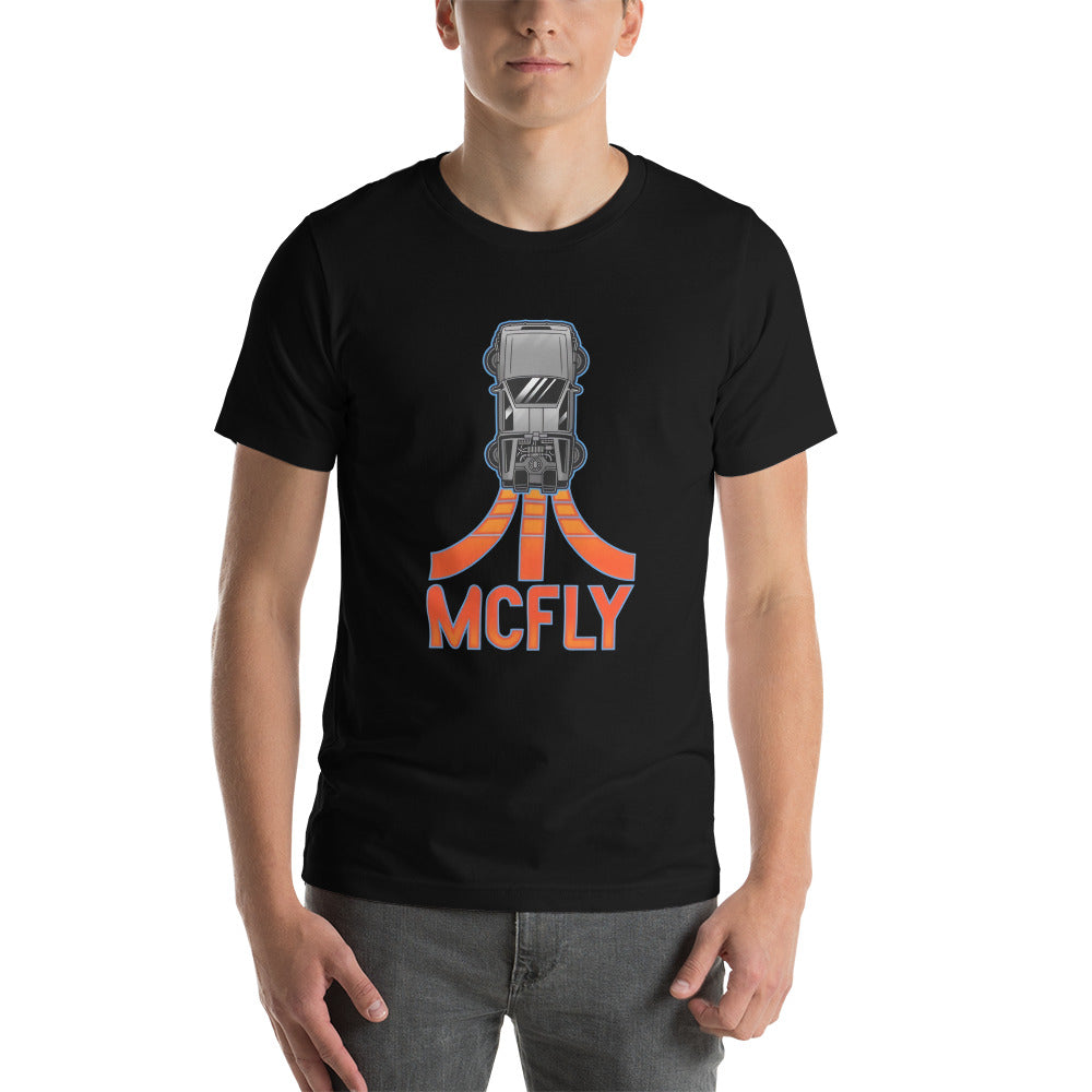 Camiseta de Mcfly , Es un producto de ropa que es ideal para los fanáticos de Back to the future que deseen mostrar su amor de manera divertida/