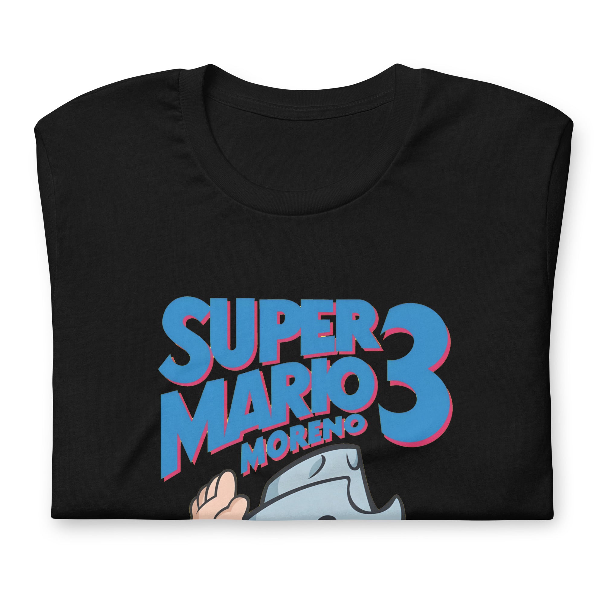 Camiseta de Super Mario Moreno, Es un producto de ropa que es ideal para los fanáticos de Cantinflas y Mario Bross que deseen mostrar su amor.