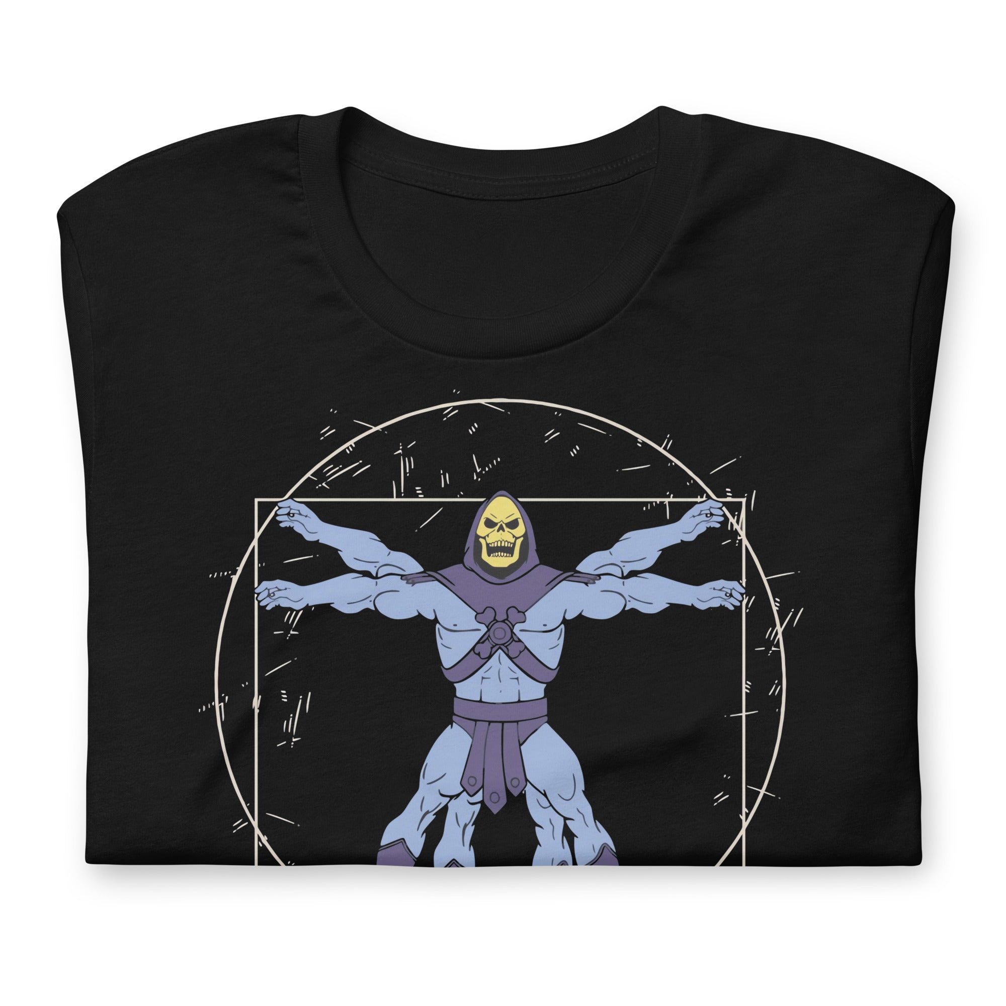 Camiseta Skeletor Vitruvio ¡Consigue un look único y atrevido con la playera! Esta increíble prenda está diseñada para destacar.