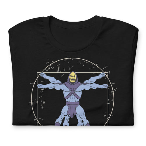 Camiseta Skeletor Vitruvio ¡Consigue un look único y atrevido con la playera! Esta increíble prenda está diseñada para destacar.