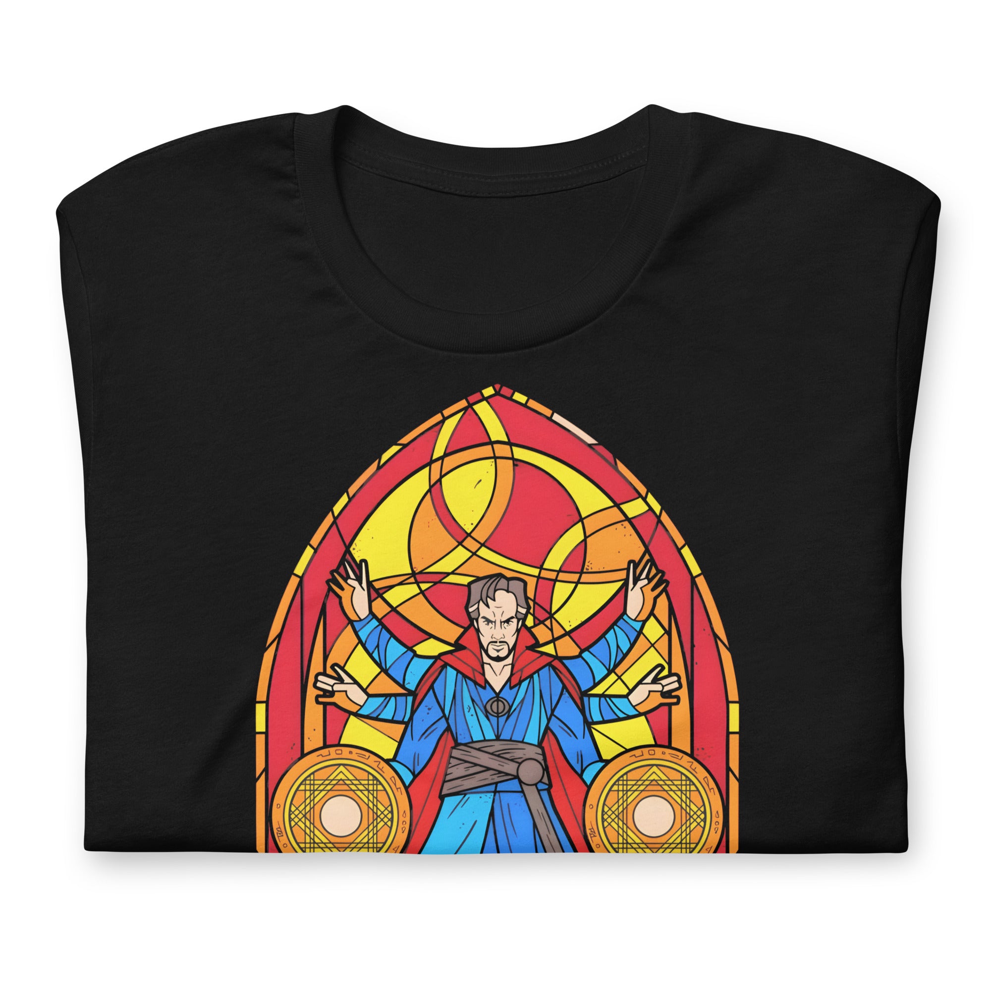 Camiseta Vitral Doctor Strange, nuestras opciones de playeras son Unisex. disponible en Superstar. Compra y envíos internacionales.