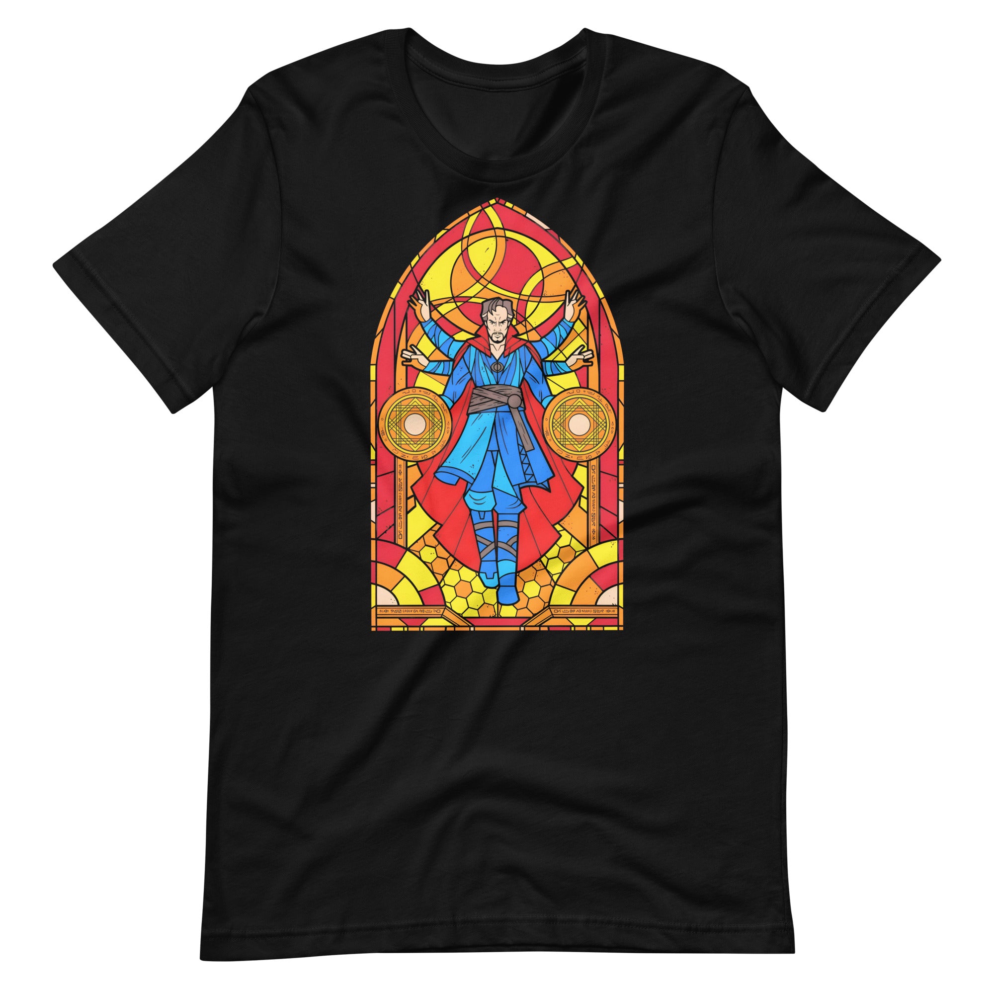 Camiseta Vitral Doctor Strange, nuestras opciones de playeras son Unisex. disponible en Superstar. Compra y envíos internacionales.