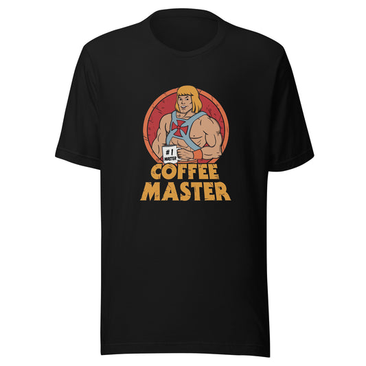 Camiseta Coffee Master, nuestras opciones de playeras son Unisex. disponible en Superstar. Compra y envíos internacionales.