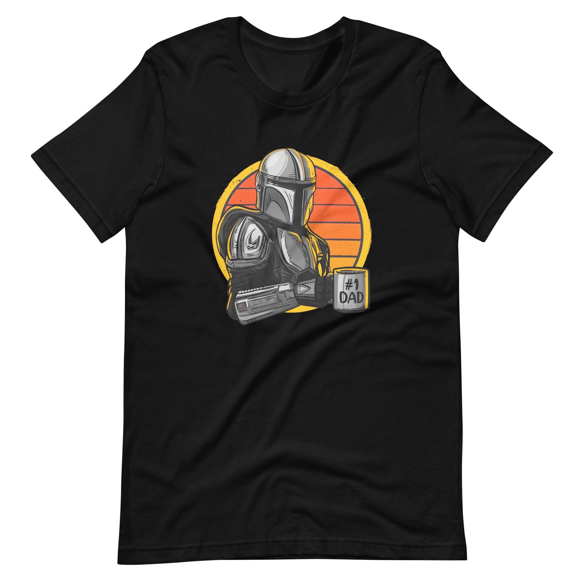 #1 Dad Mandalorian, Es un producto de ropa que es ideal para los fanáticos de Star Wars que deseen mostrar su amor de manera divertida y original.