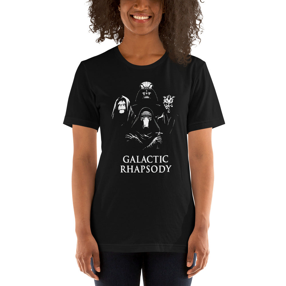 Camiseta Galactic Rhapsody, nuestras opciones de playeras son Unisex. disponible en Superstar. Compra y envíos internacionales. compra online.