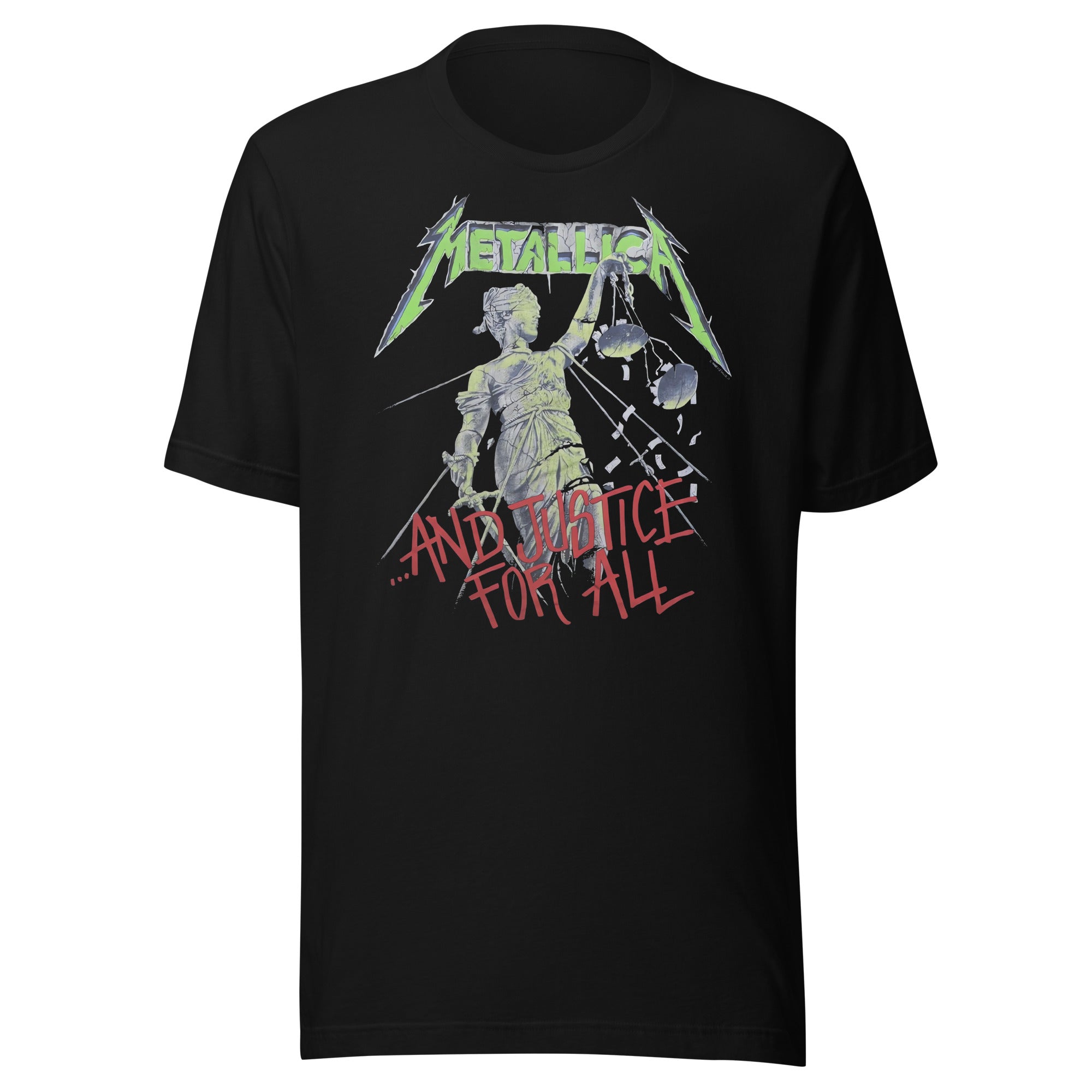 Camiseta And Justice For all, Disponible en la mejor tienda online para comprar tu merch favorita, la mejor Calidad, compra Ahora en Superstar! 