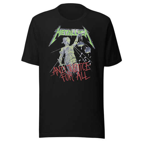 Camiseta And Justice For all, Disponible en la mejor tienda online para comprar tu merch favorita, la mejor Calidad, compra Ahora en Superstar! 