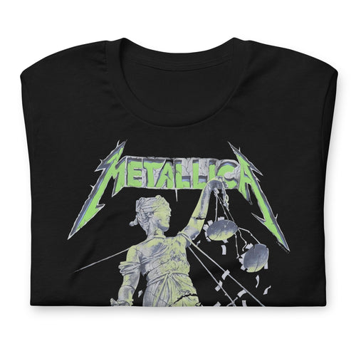 Camiseta And Justice For all, Disponible en la mejor tienda online para comprar tu merch favorita, la mejor Calidad, compra Ahora en Superstar! 