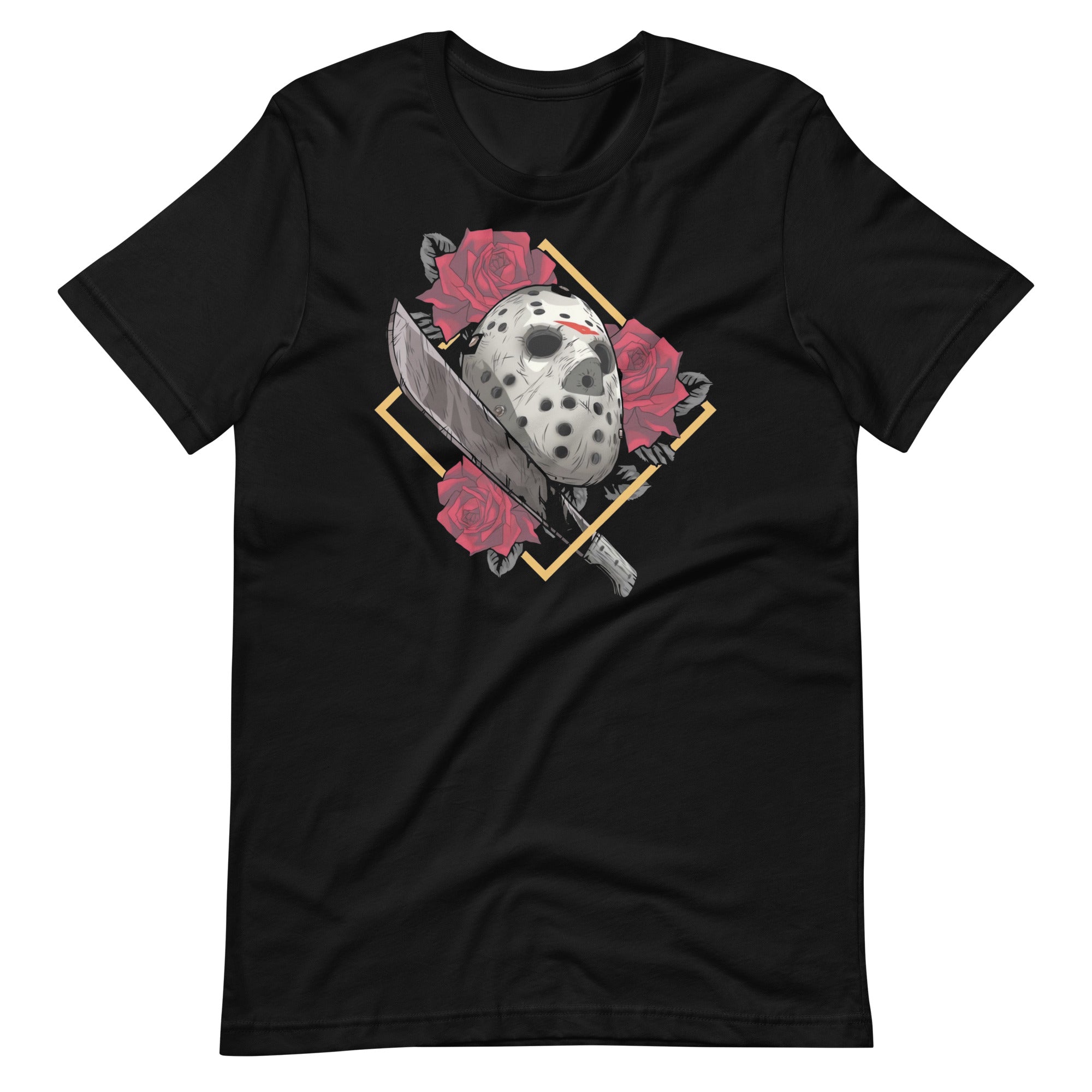 Camiseta Viernes 13 con Flores, Disponible en la mejor tienda online para comprar tu merch favorita, la mejor Calidad, compra Ahora en Superstar! 