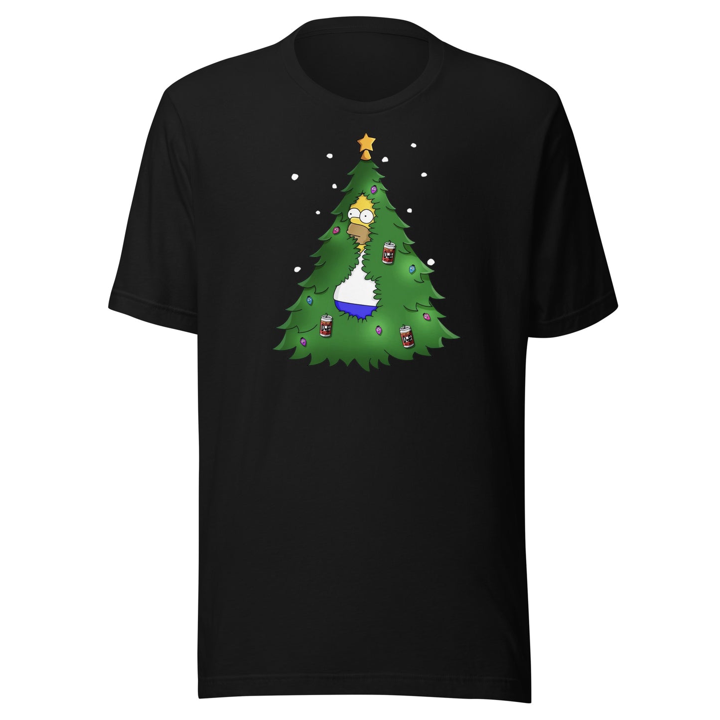 Camiseta Homero Navideño, Disponible en la mejor tienda online para comprar tu merch favorita, la mejor Calidad, compra Ahora en Superstar! 