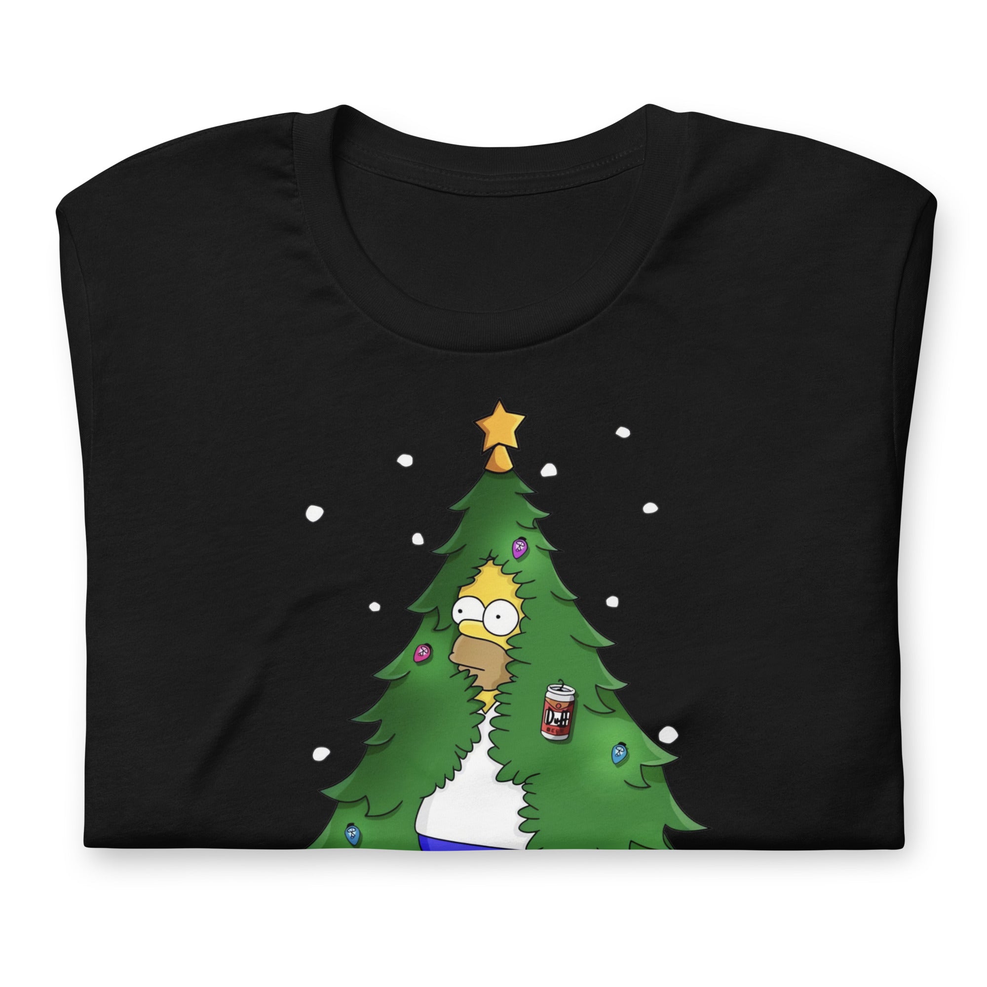 Camiseta Homero Navideño, Disponible en la mejor tienda online para comprar tu merch favorita, la mejor Calidad, compra Ahora en Superstar! 