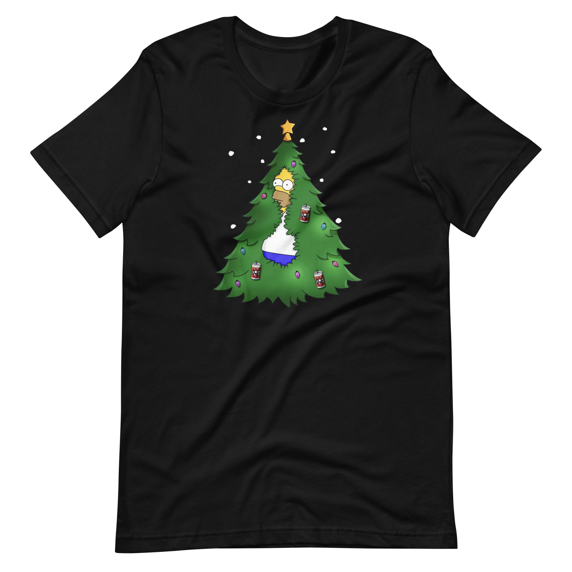 Camiseta Homero Navideño, Disponible en la mejor tienda online para comprar tu merch favorita, la mejor Calidad, compra Ahora en Superstar! 