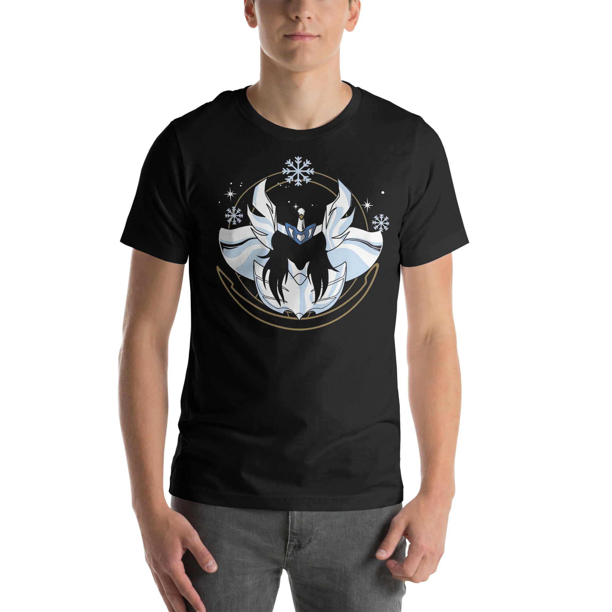 Camiseta Hyōga de Cisne, Disponible en la mejor tienda online para comprar tu merch favorita, la mejor Calidad, compra Ahora en Superstar! 
