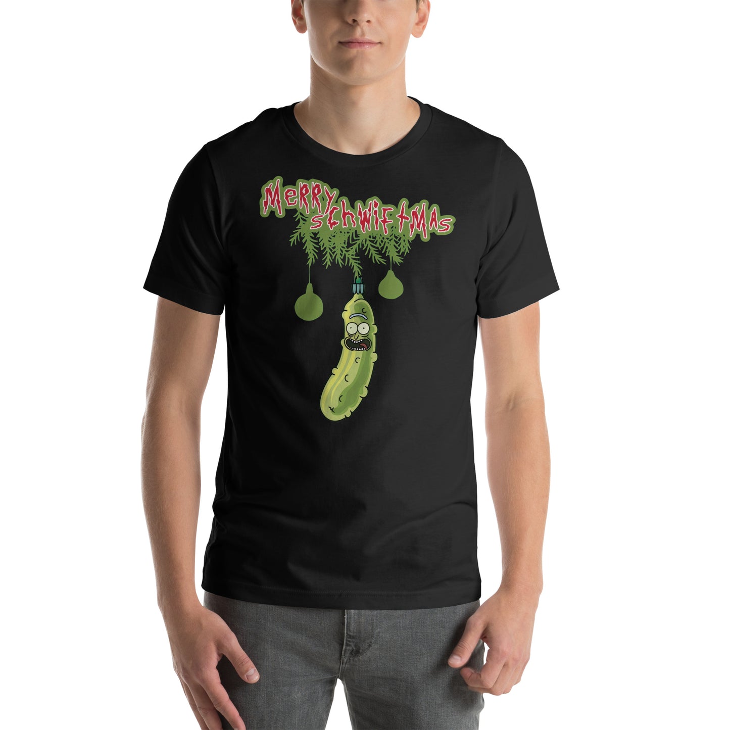 Camiseta Merry Schwiftmas Rick, Disponible en la mejor tienda online para comprar tu merch favorita, la mejor Calidad, compra Ahora en Superstar! 