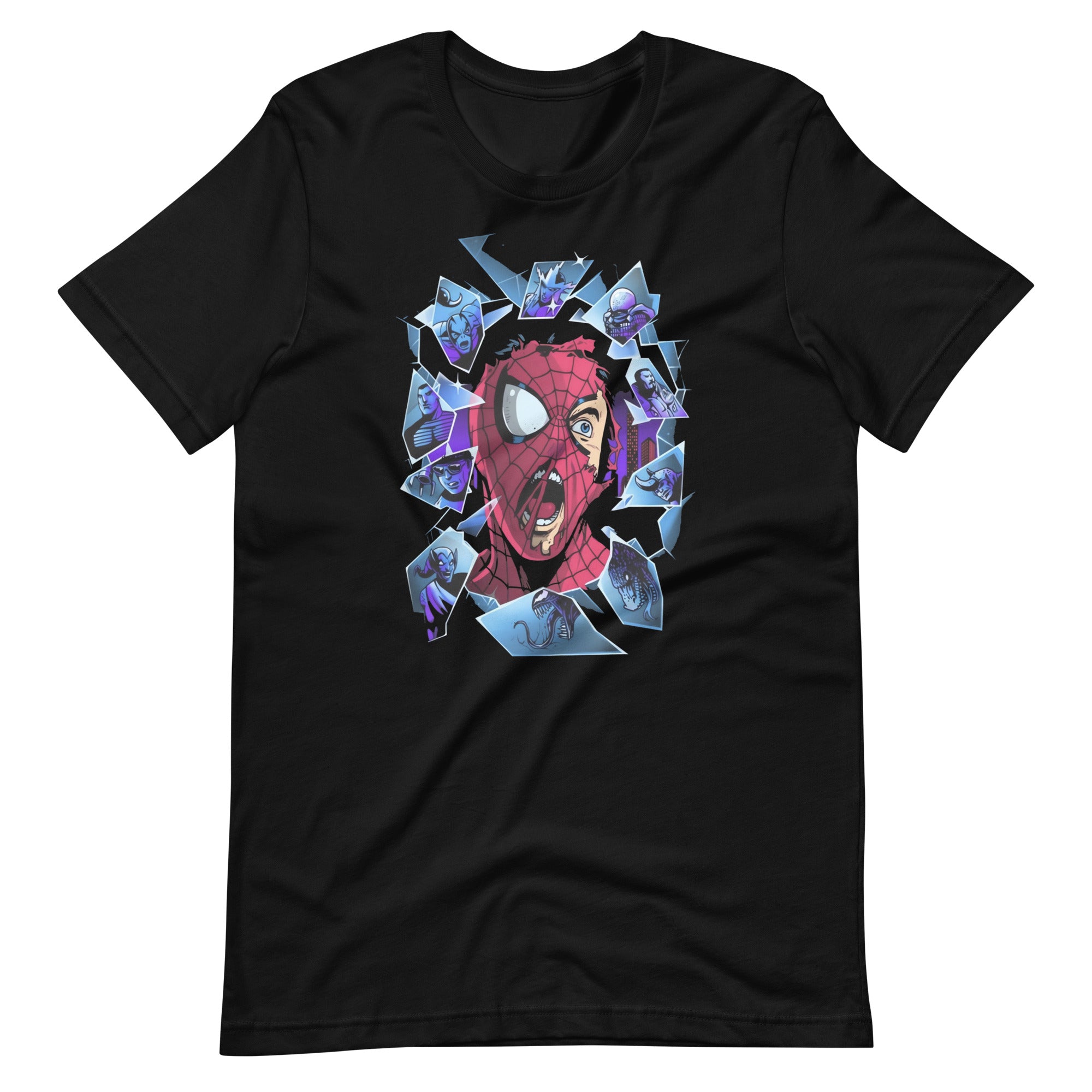 Camiseta Multiverso de Spiderman, Disponible en la mejor tienda online para comprar tu merch favorita, la mejor Calidad, compra Ahora en Superstar! 