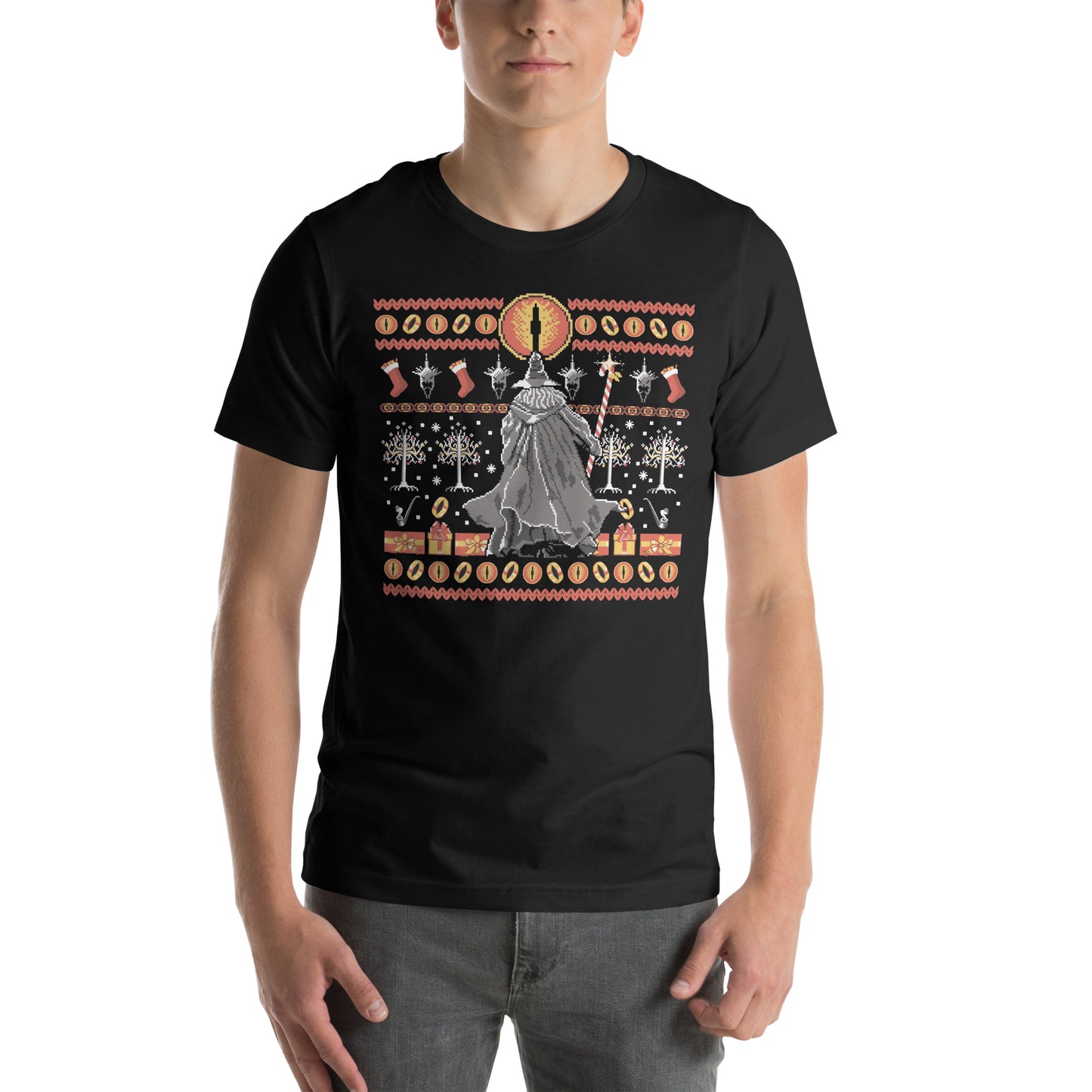 Camiseta Gandalf Christmas, Disponible en la mejor tienda online para comprar tu merch favorita, la mejor Calidad, compra Ahora en Superstar! 