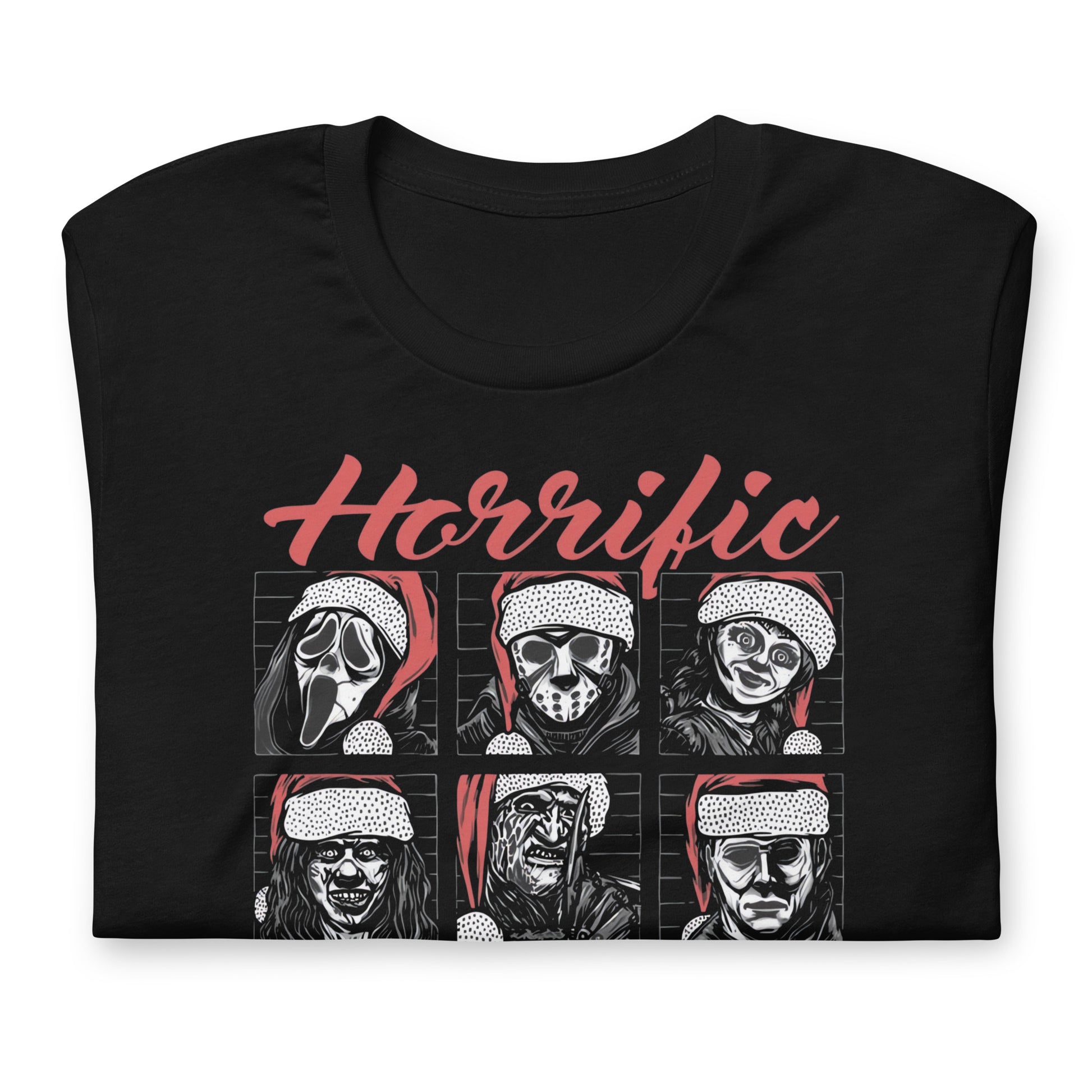 Camiseta Horrific Holidays, Disponible en la mejor tienda online para comprar tu merch favorita, la mejor Calidad, compra Ahora en Superstar! 