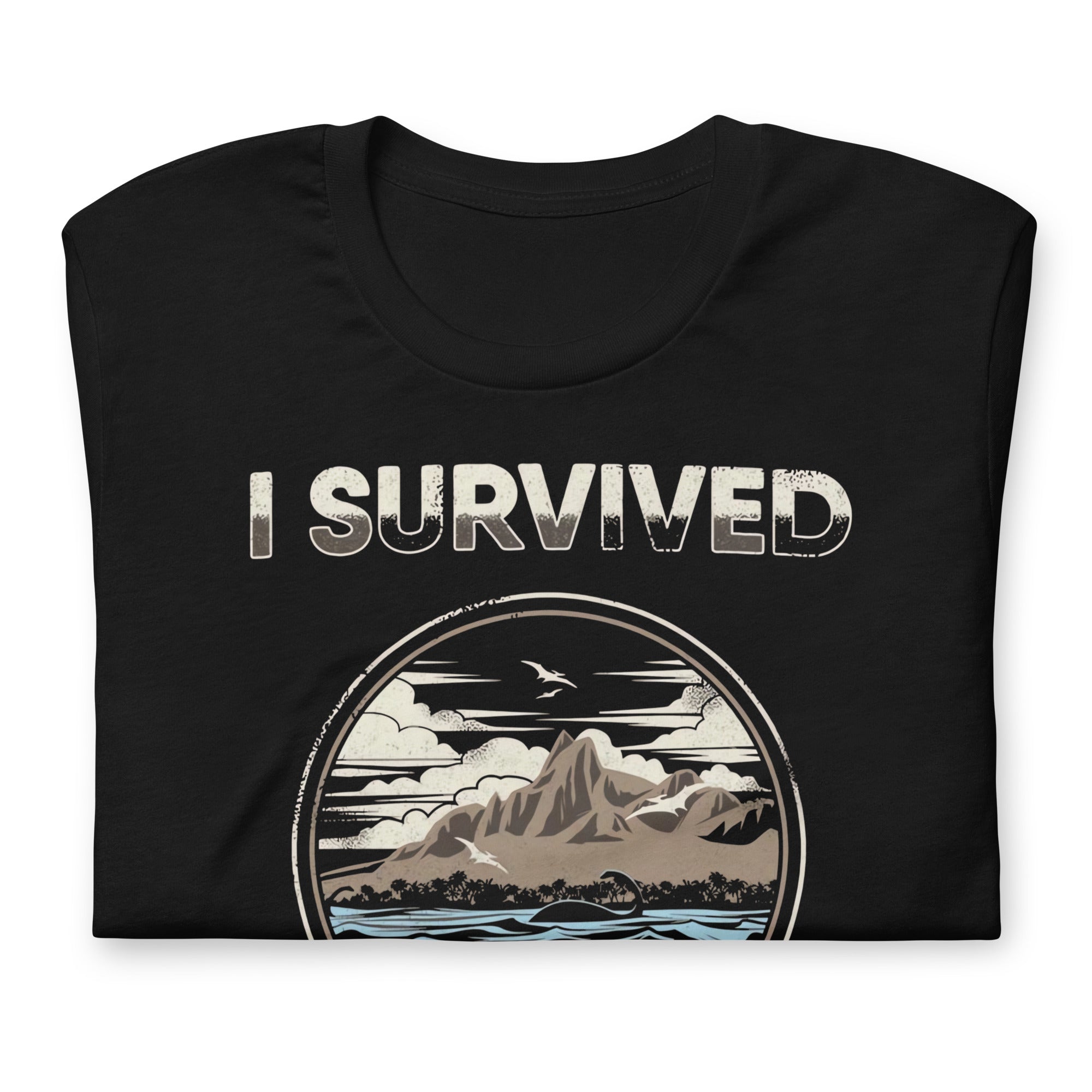 Camiseta Sobreviví a la Isla Nublar, Disponible en la mejor tienda online para comprar tu merch favorita, la mejor Calidad, compra Ahora en Superstar! 