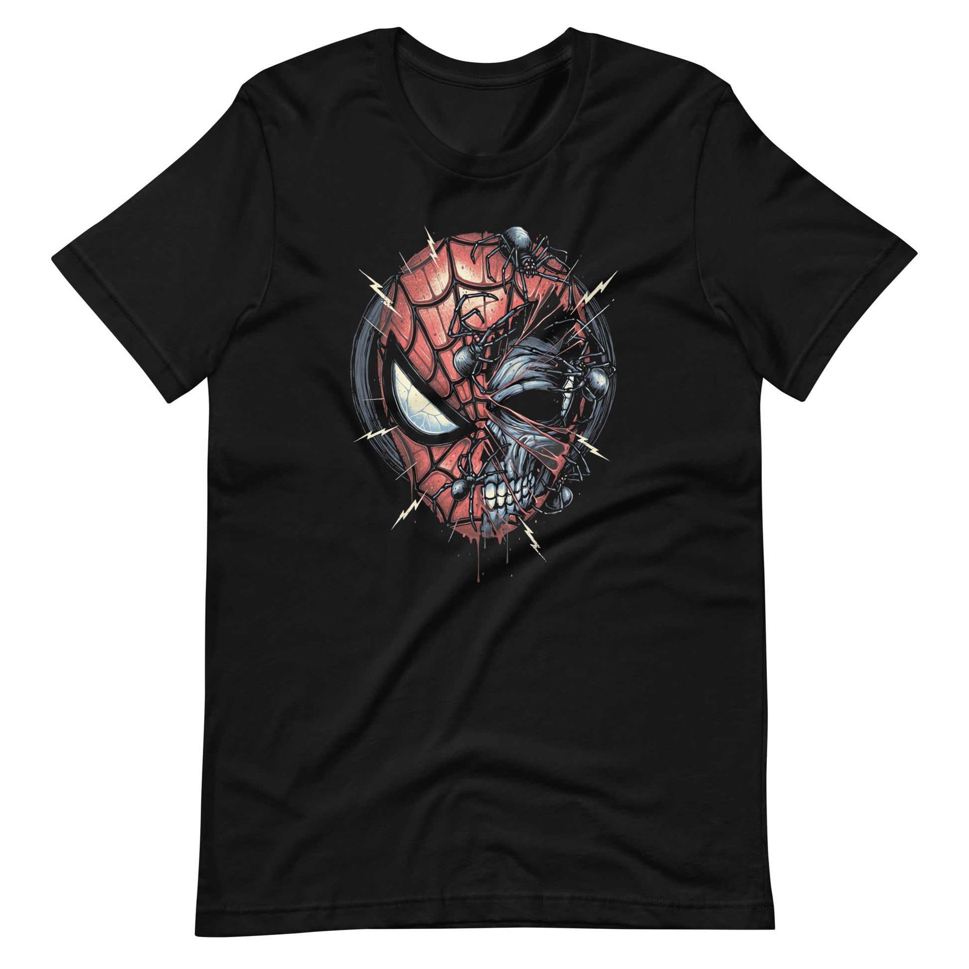 Camiseta Spiderman Skull, Disponible en la mejor tienda online para comprar tu merch favorita, la mejor Calidad, compra Ahora en Superstar! 