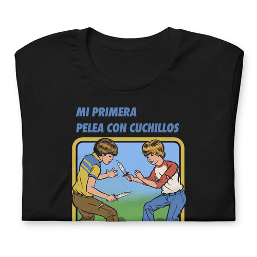 Camiseta Mi primera Pelea, Disponible en la mejor tienda online para comprar tu merch favorita, la mejor Calidad, compra Ahora en Superstar! 