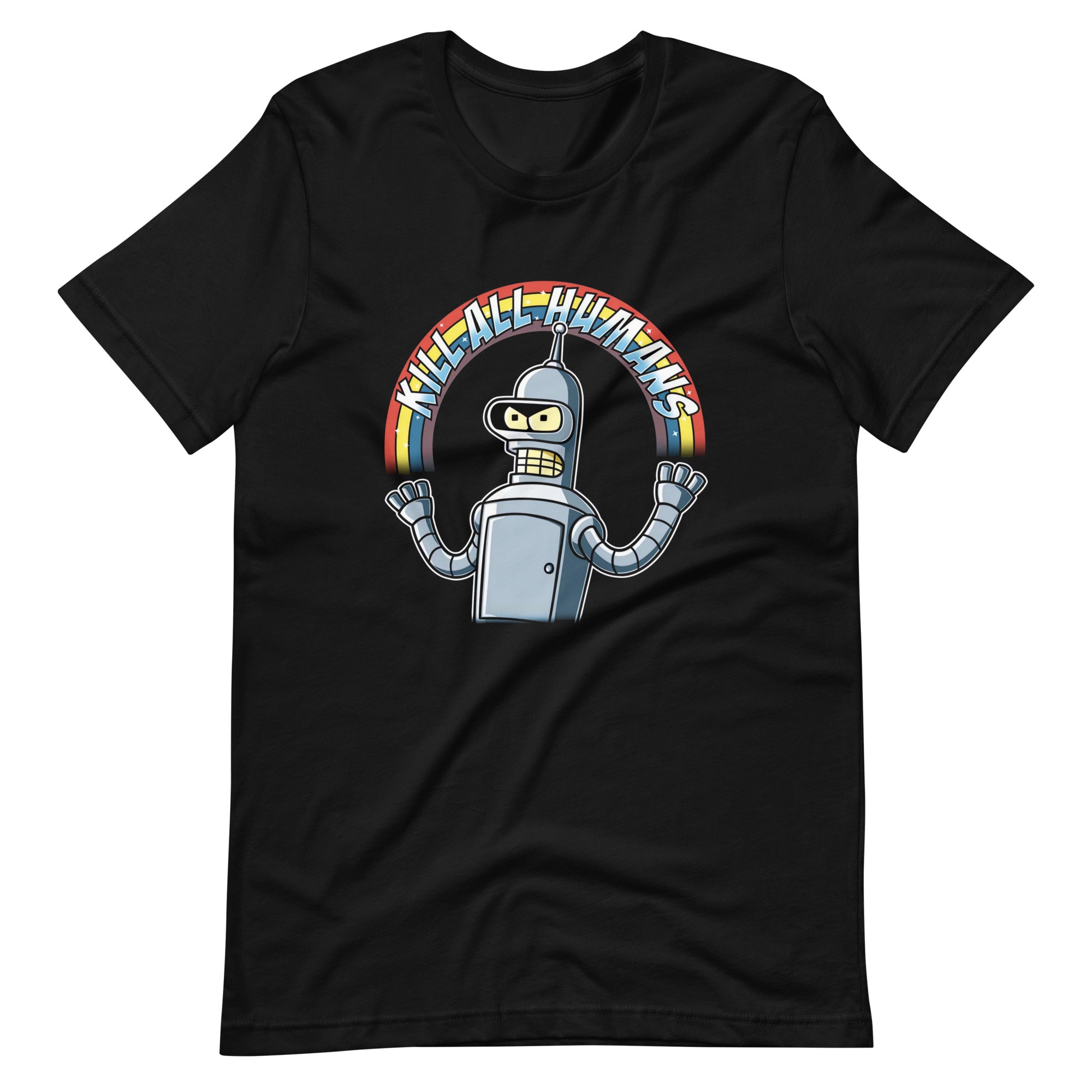 Camiseta Kill all Humans Rainbow, Disponible en la mejor tienda online para comprar tu merch favorita, la mejor Calidad, compra Ahora en Superstar! 