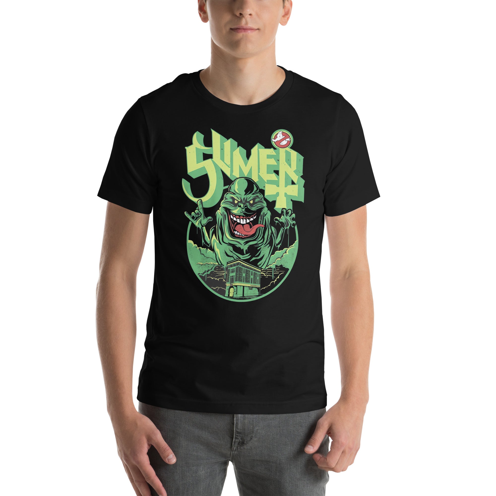 Camiseta Slimer, Disponible en la mejor tienda online para comprar tu merch favorita, la mejor Calidad, compra Ahora en Superstar! 