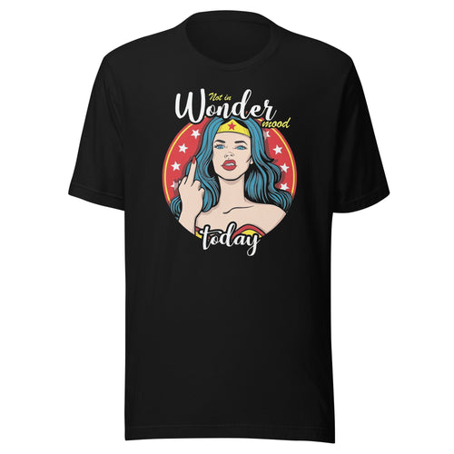 Explora nuestras Camiseta Wonder Mood de algodón estampadas, con diseños increíbles y variados para satisfacer cualquier preferencia.