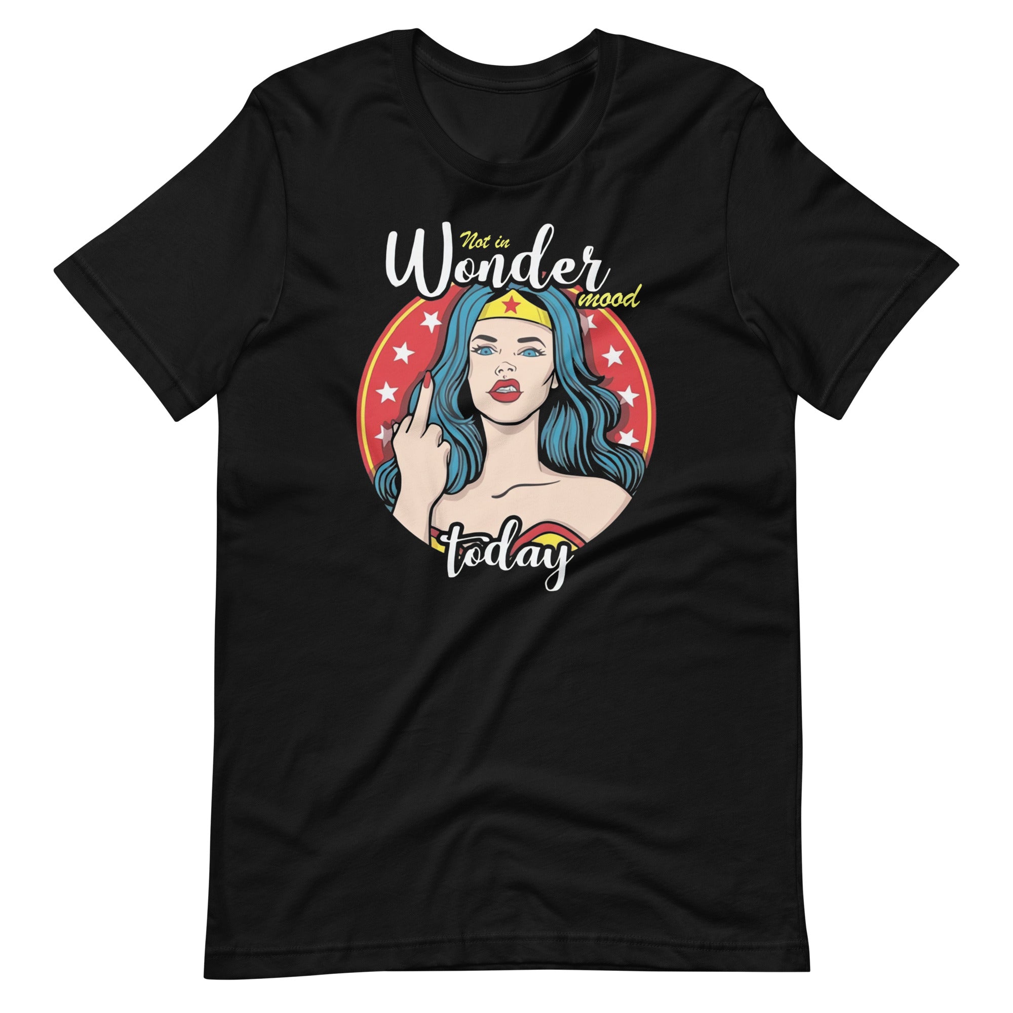 Explora nuestras Camiseta Wonder Mood de algodón estampadas, con diseños increíbles y variados para satisfacer cualquier preferencia.