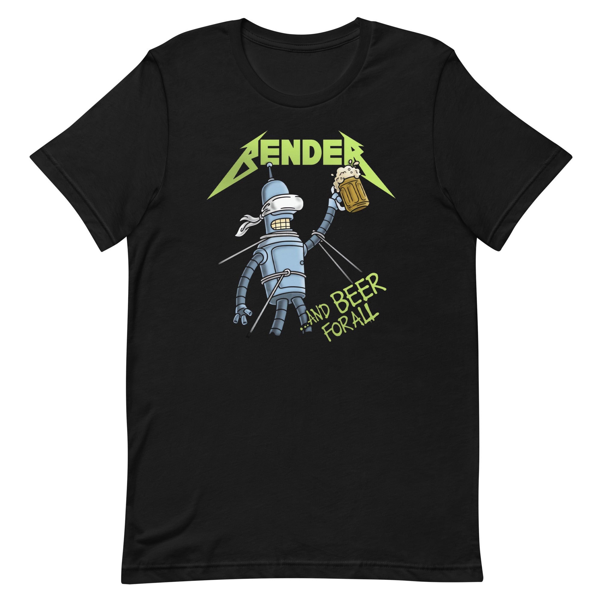 Camiseta Bender And Beer for all, Disponible en la mejor tienda online para comprar tu merch favorita, la mejor Calidad, compra Ahora en Superstar! 