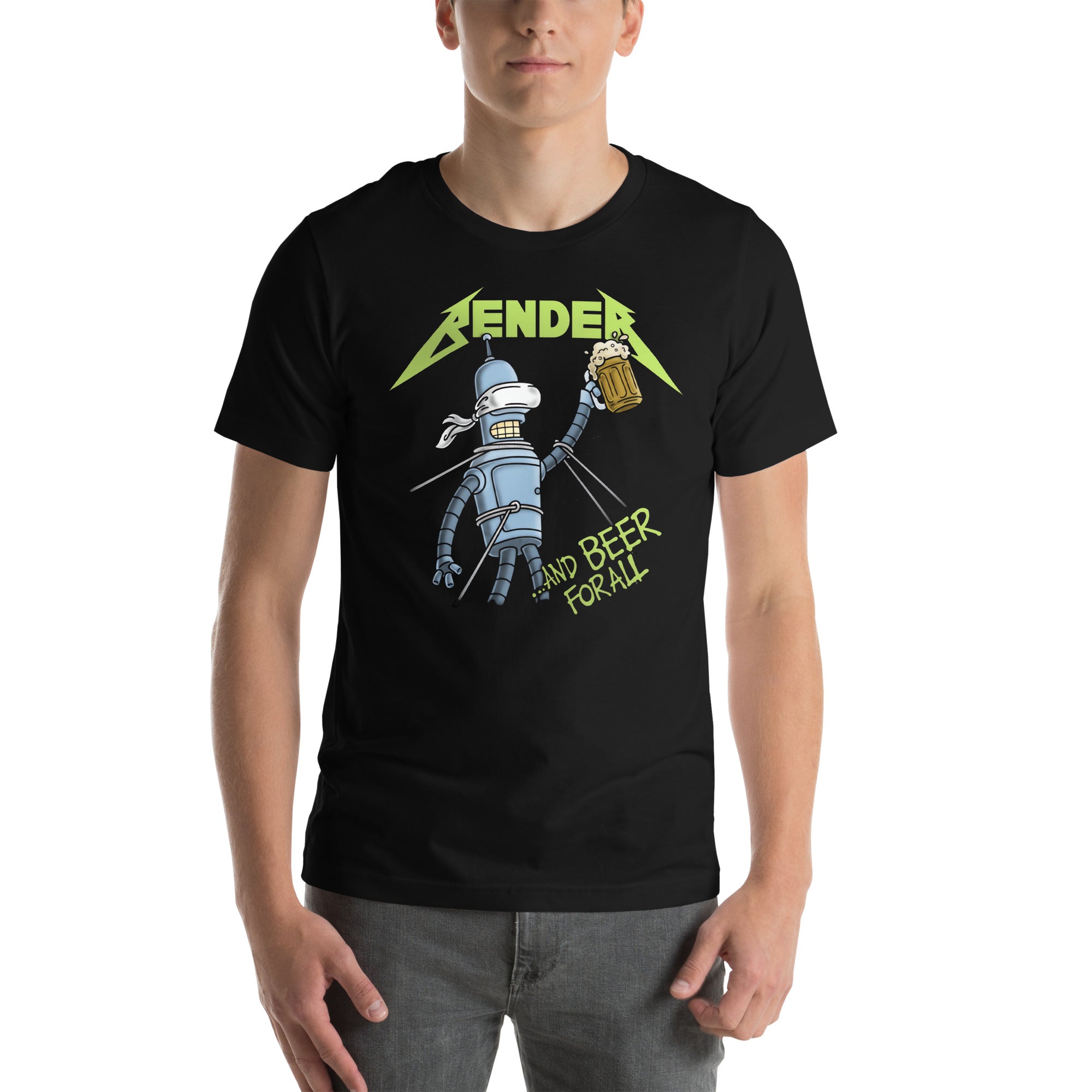 Camiseta Bender And Beer for all, Disponible en la mejor tienda online para comprar tu merch favorita, la mejor Calidad, compra Ahora en Superstar! 