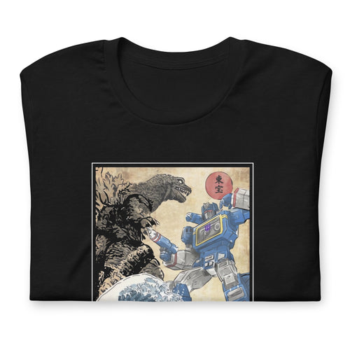 ¡Compra el mejor merchandising en Superstar! Encuentra diseños únicos y de alta calidad, Playera Godzilla Vs Soundwave